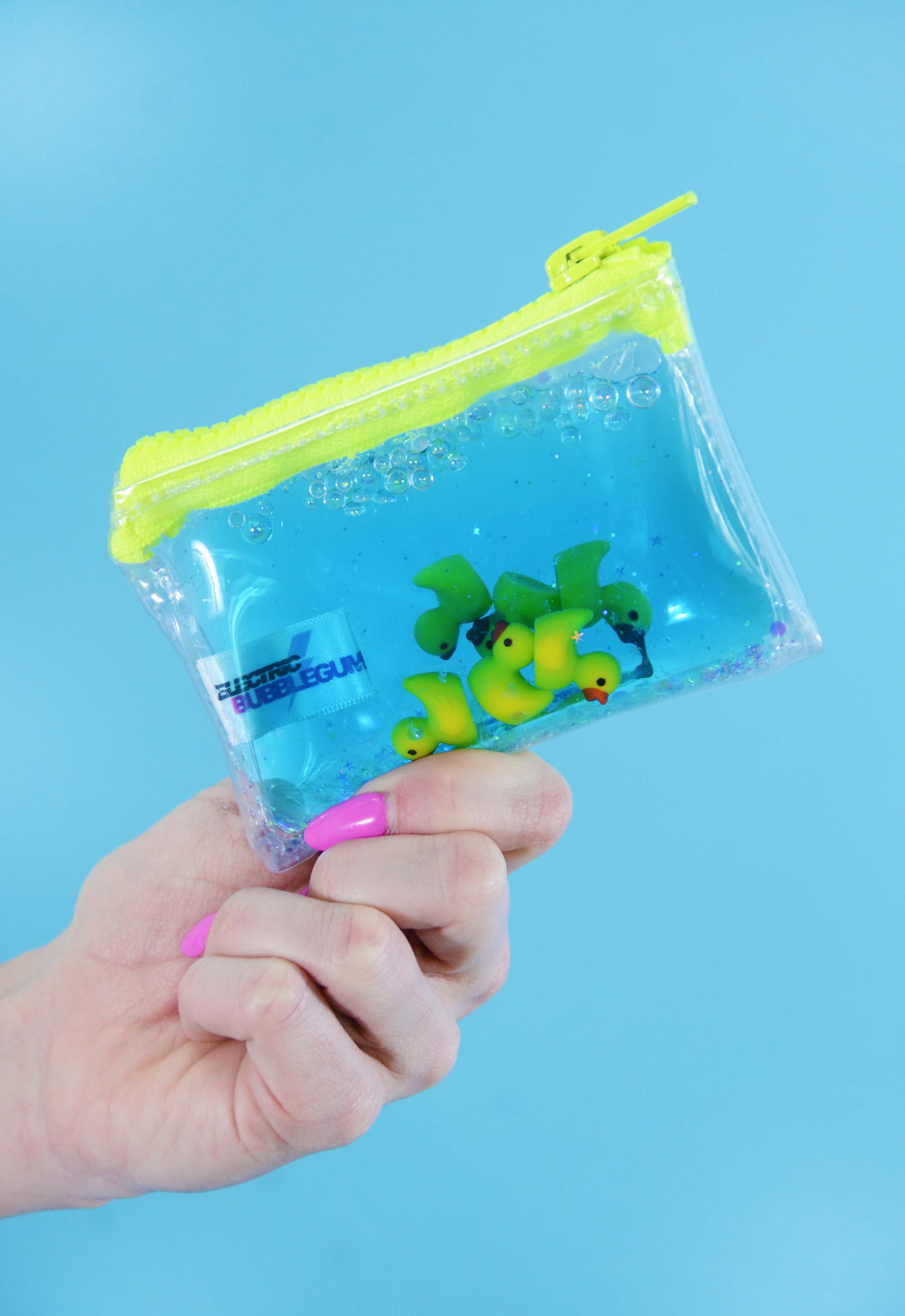 Liquid Glitter Coin Purse - Splish Splash