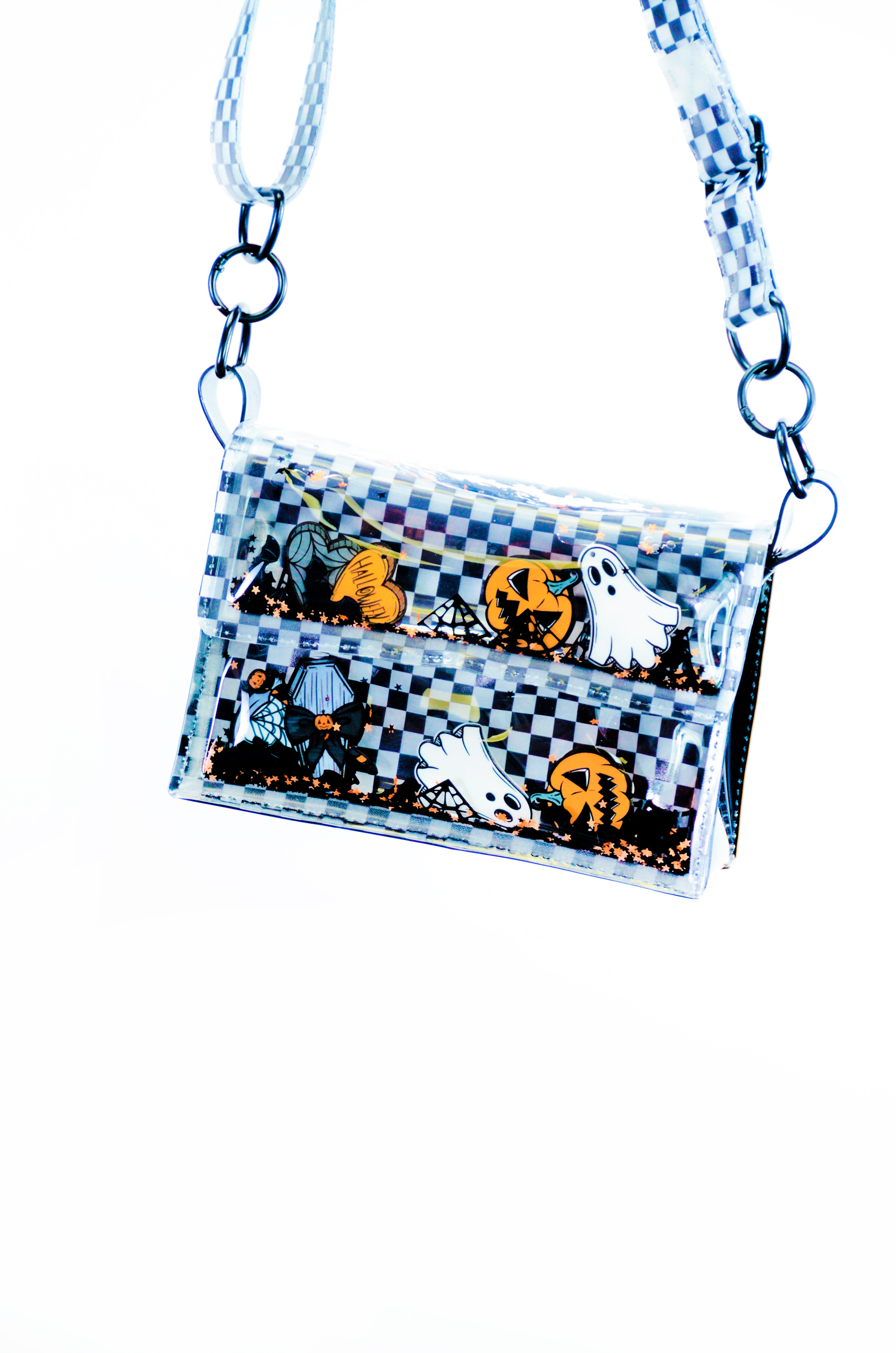 Liquid Glitter Mini Purse - Haunted Season - Electric Bubblegum