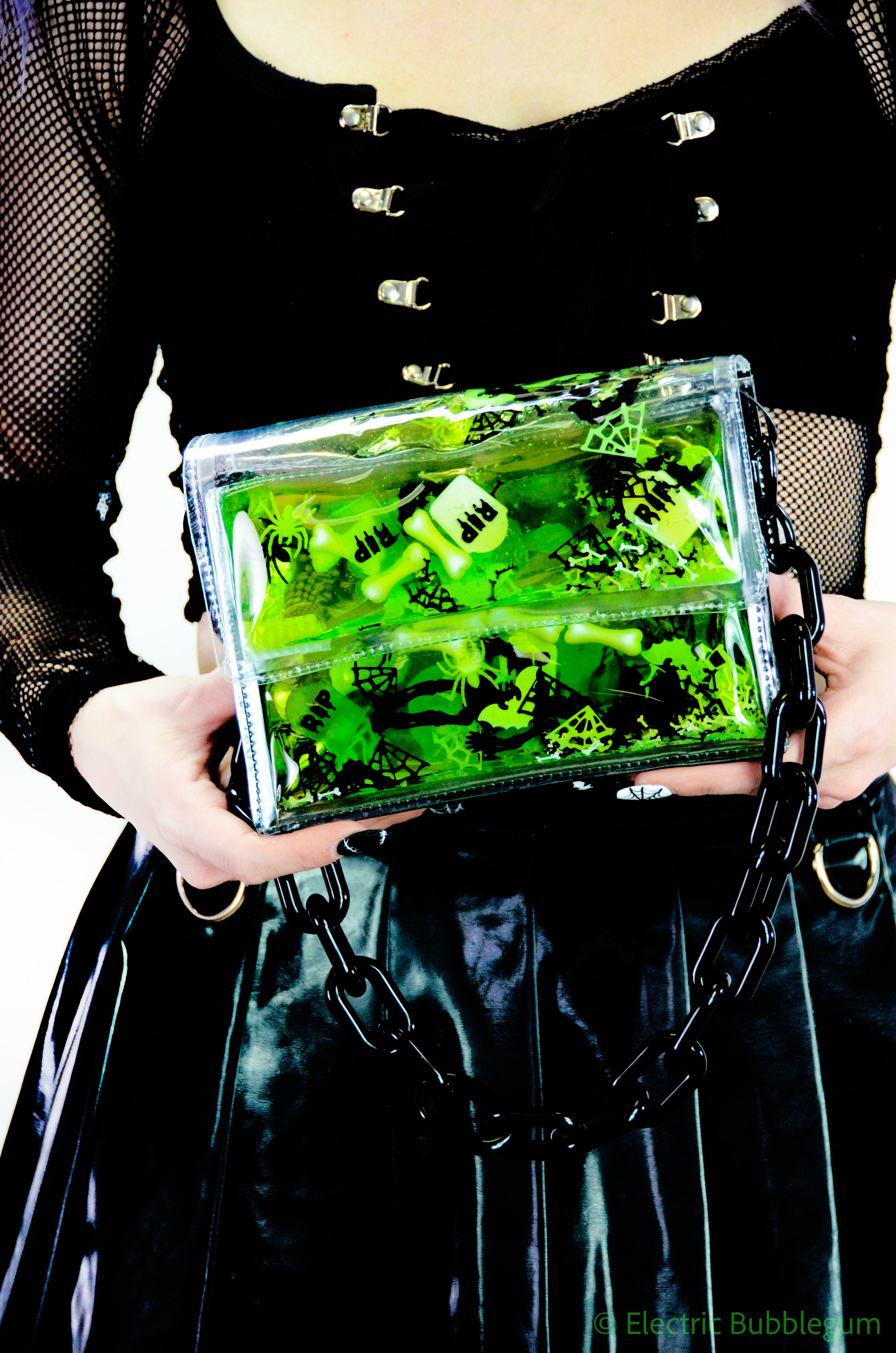Glitter Goo Mini Purse - Night of Terror - Electric Bubblegum
