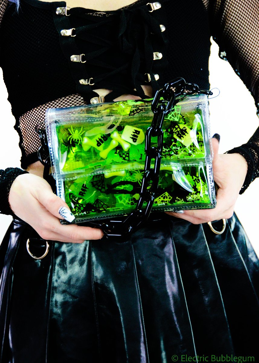 Glitter Goo Mini Purse - Night of Terror - Electric Bubblegum