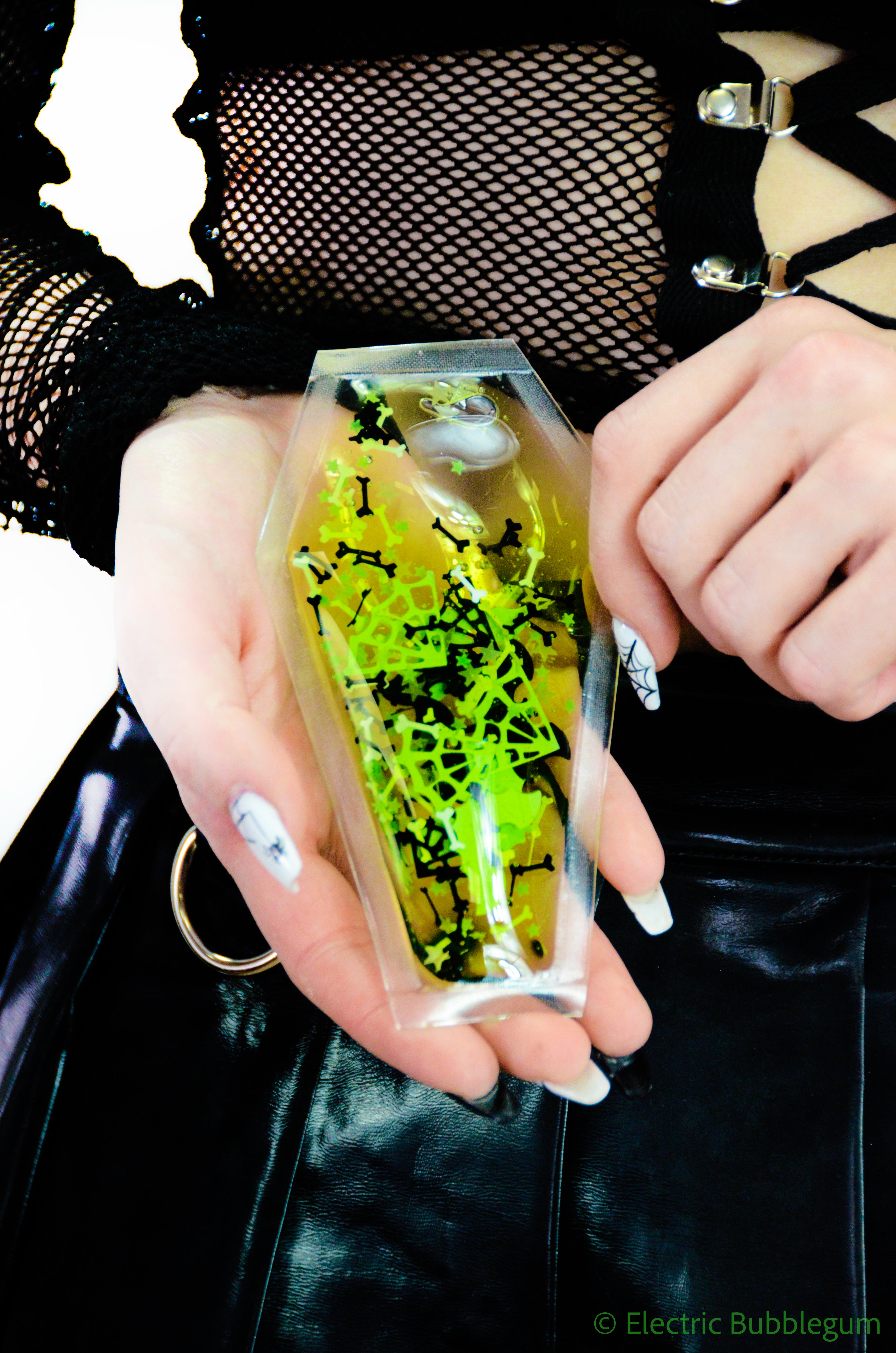Glitter Goo Coffin Sparkle Square - Night of Terror - Electric Bubblegum