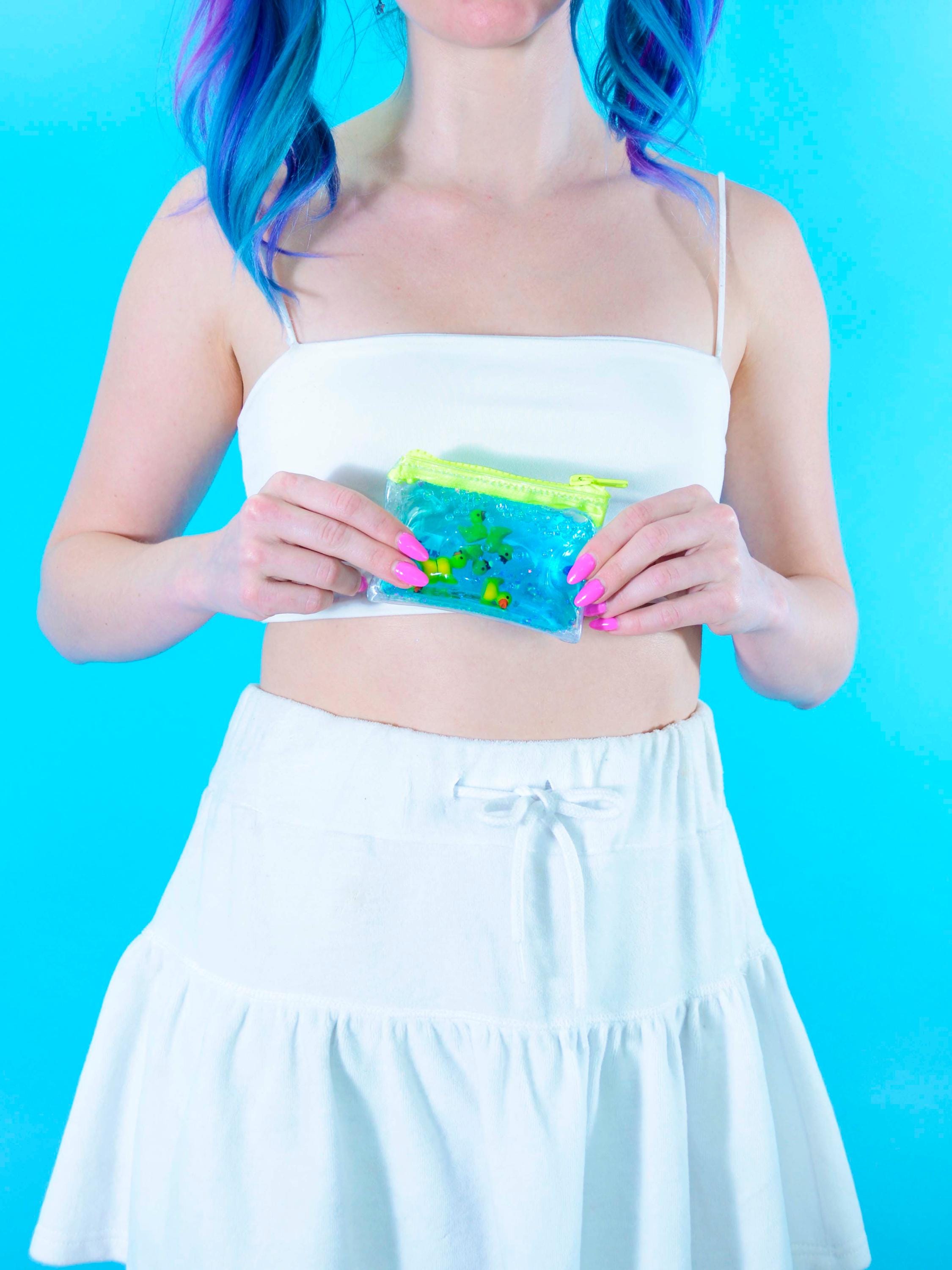 Liquid Glitter Coin Purse - Splish Splash