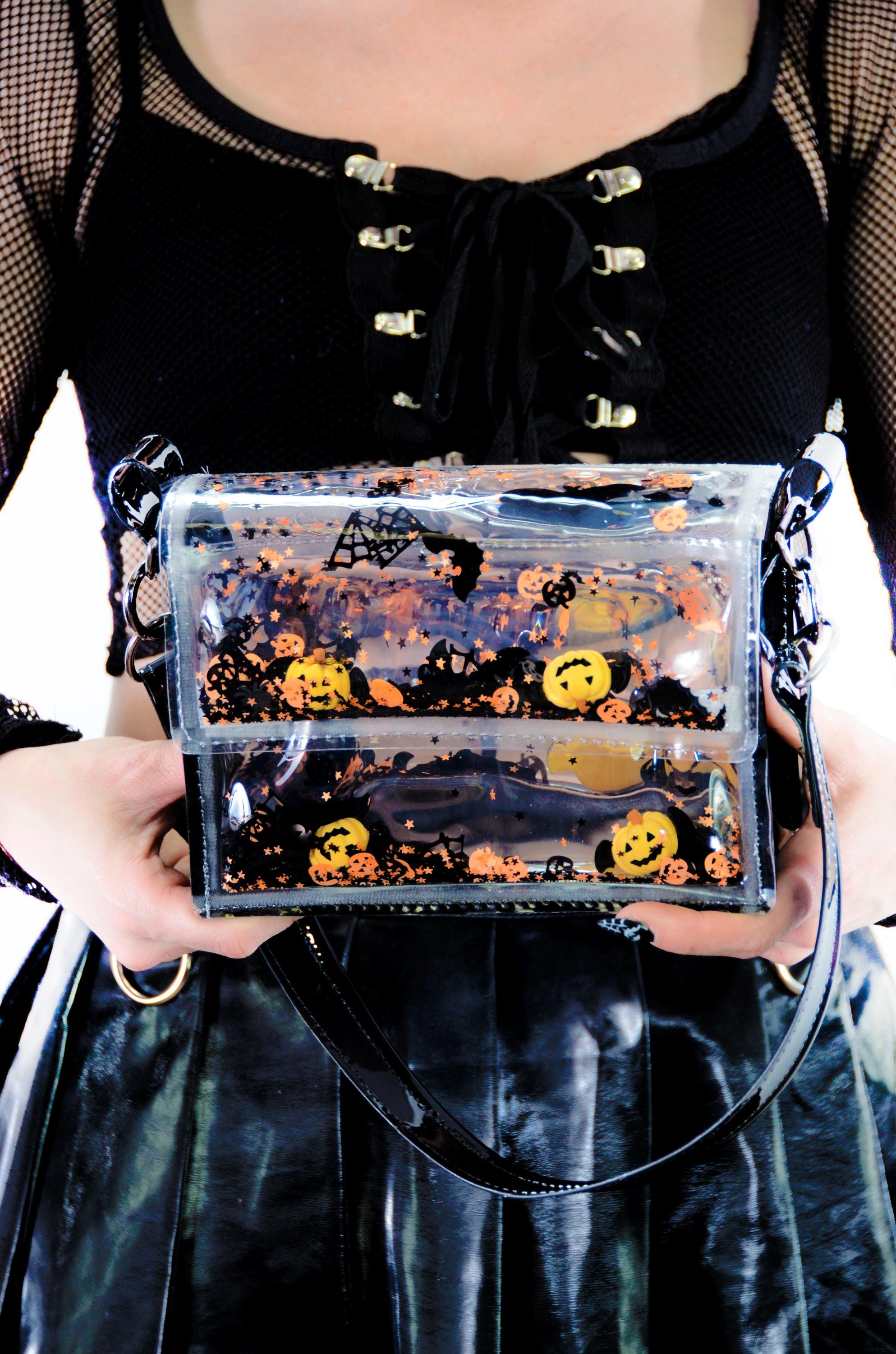 Liquid Glitter Mini Purse - Spooky Season