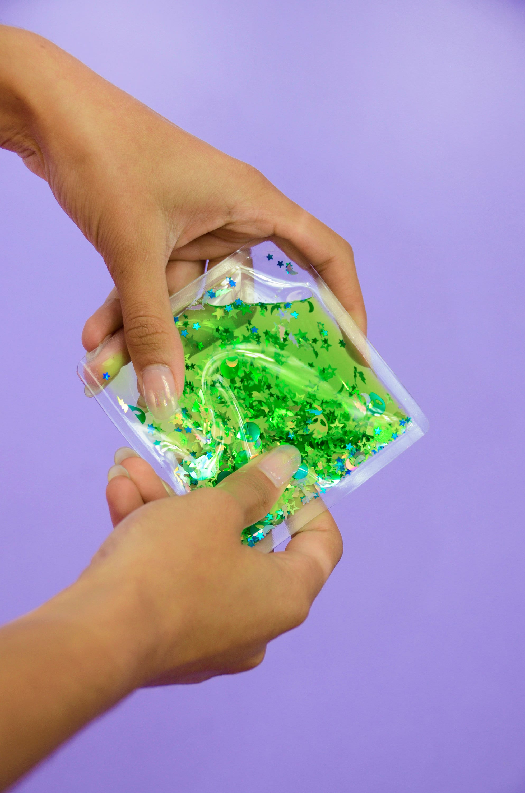 Glitter Goo Sparkle Square - Out Of This World - Electric Bubblegum