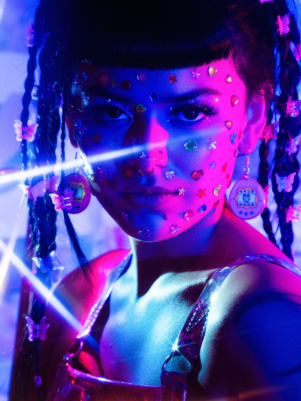 Dot Com Cutie Digital Pet Earrings