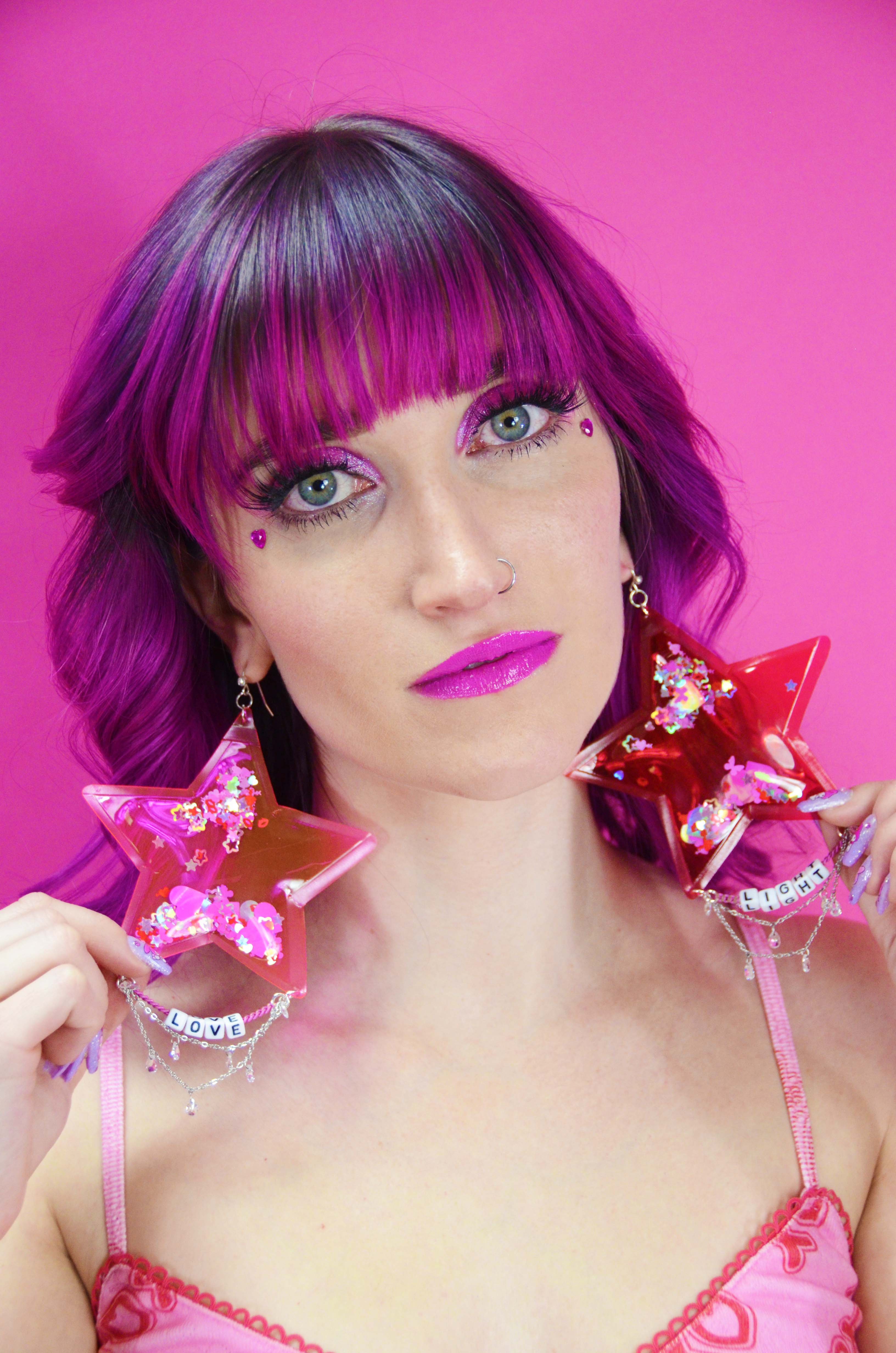 Trixy Starr x Electric Bubblegum - Match Made in Heaven Earrings