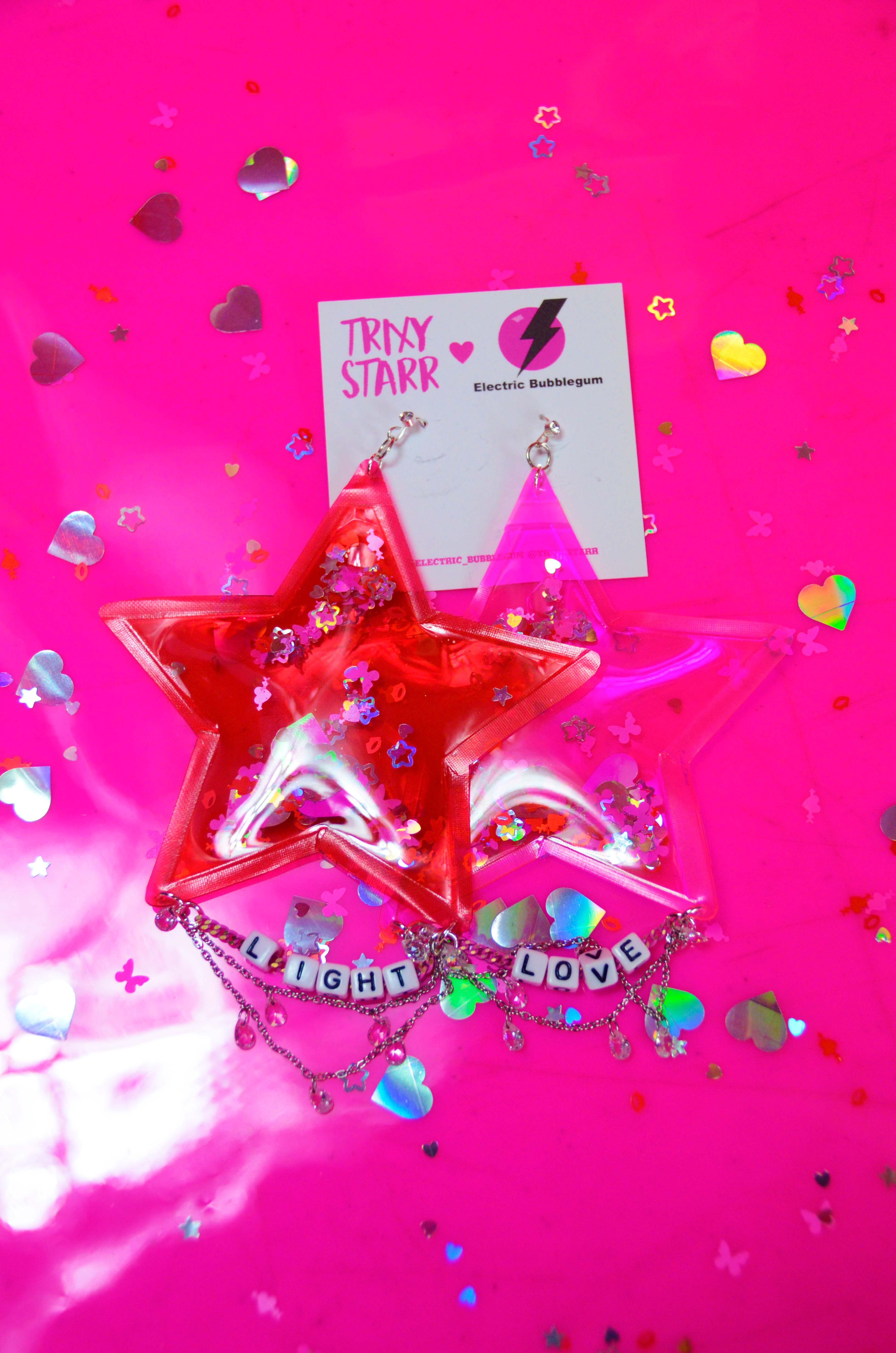 Trixy Starr x Electric Bubblegum - Match Made in Heaven Earrings