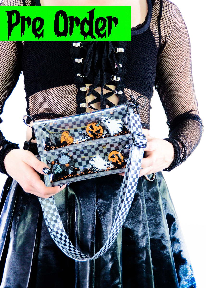 Liquid Glitter Mini Purse - Haunted Season