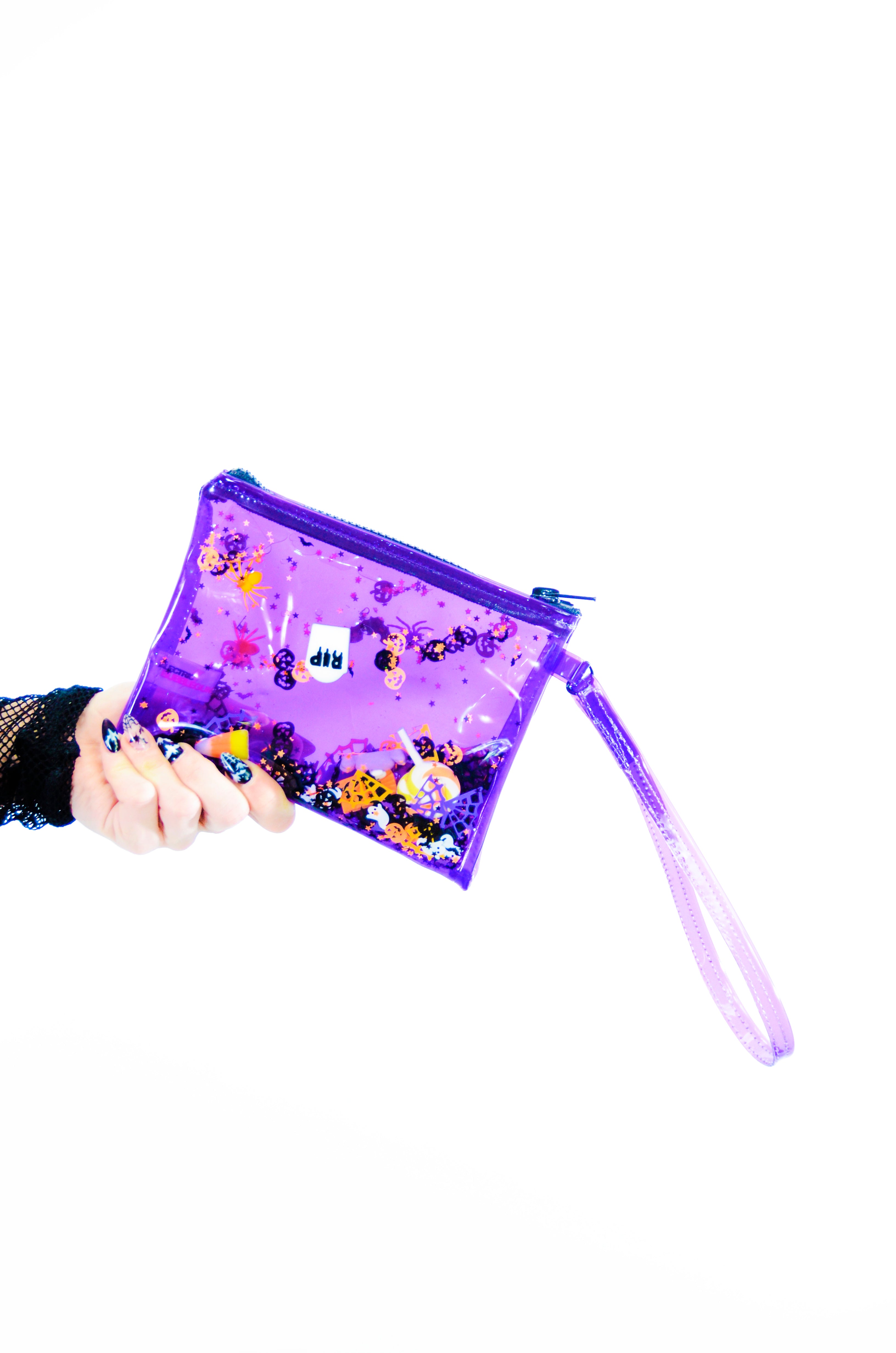 Liquid Glitter Wristlet - Trick or Treat - Electric Bubblegum