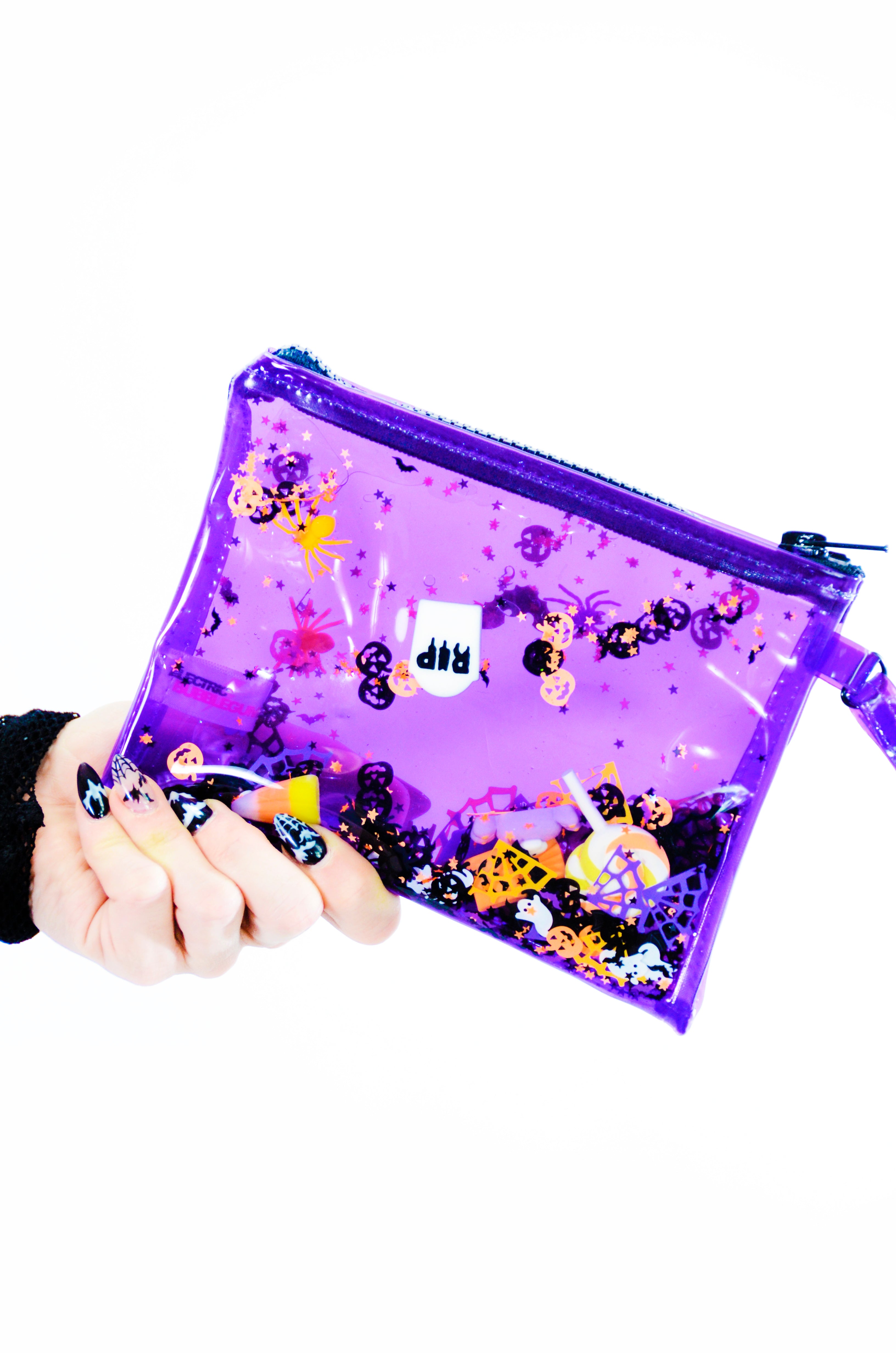 Liquid Glitter Wristlet - Trick or Treat - Electric Bubblegum