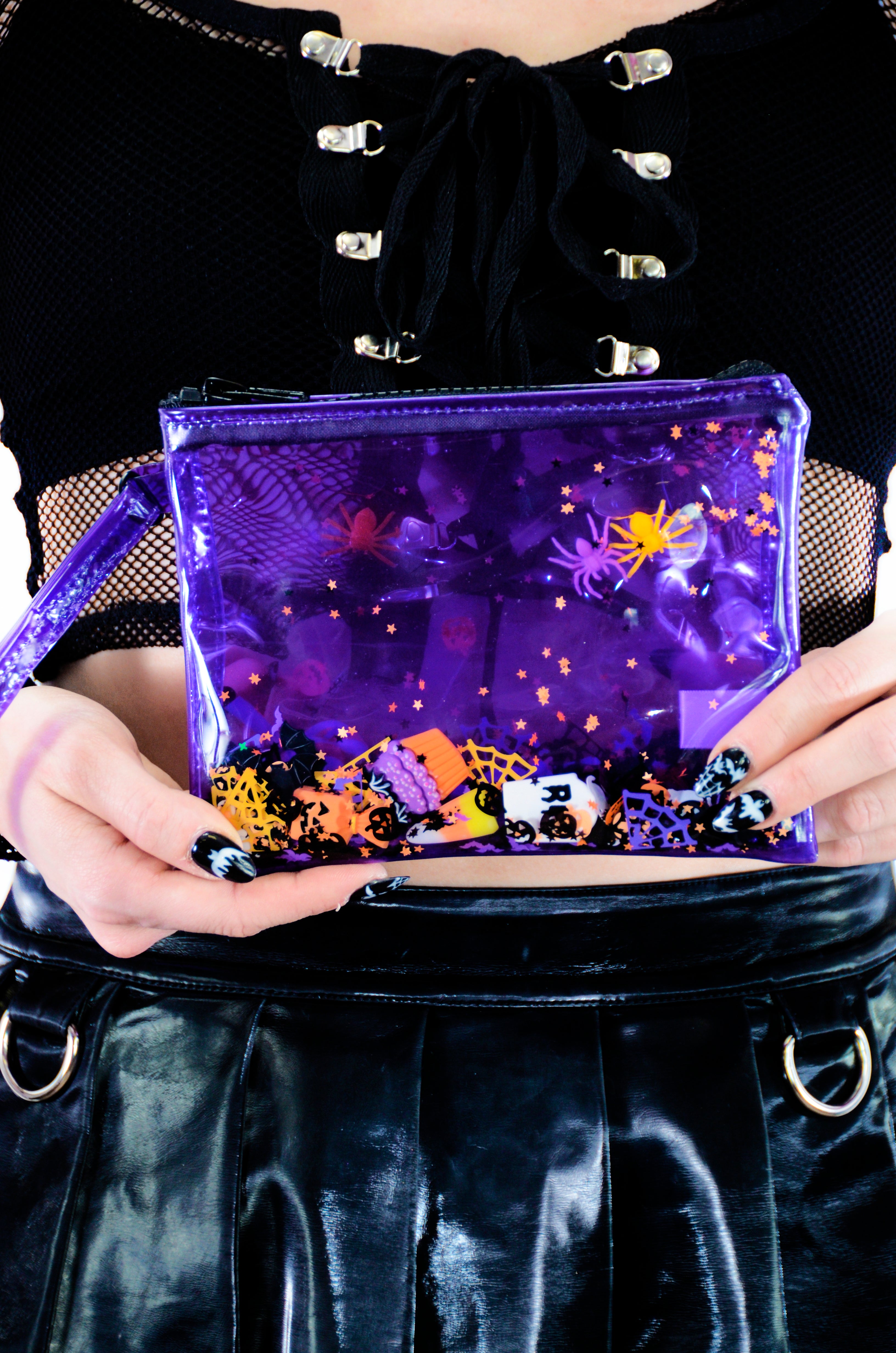 Liquid Glitter Wristlet - Trick or Treat - Electric Bubblegum