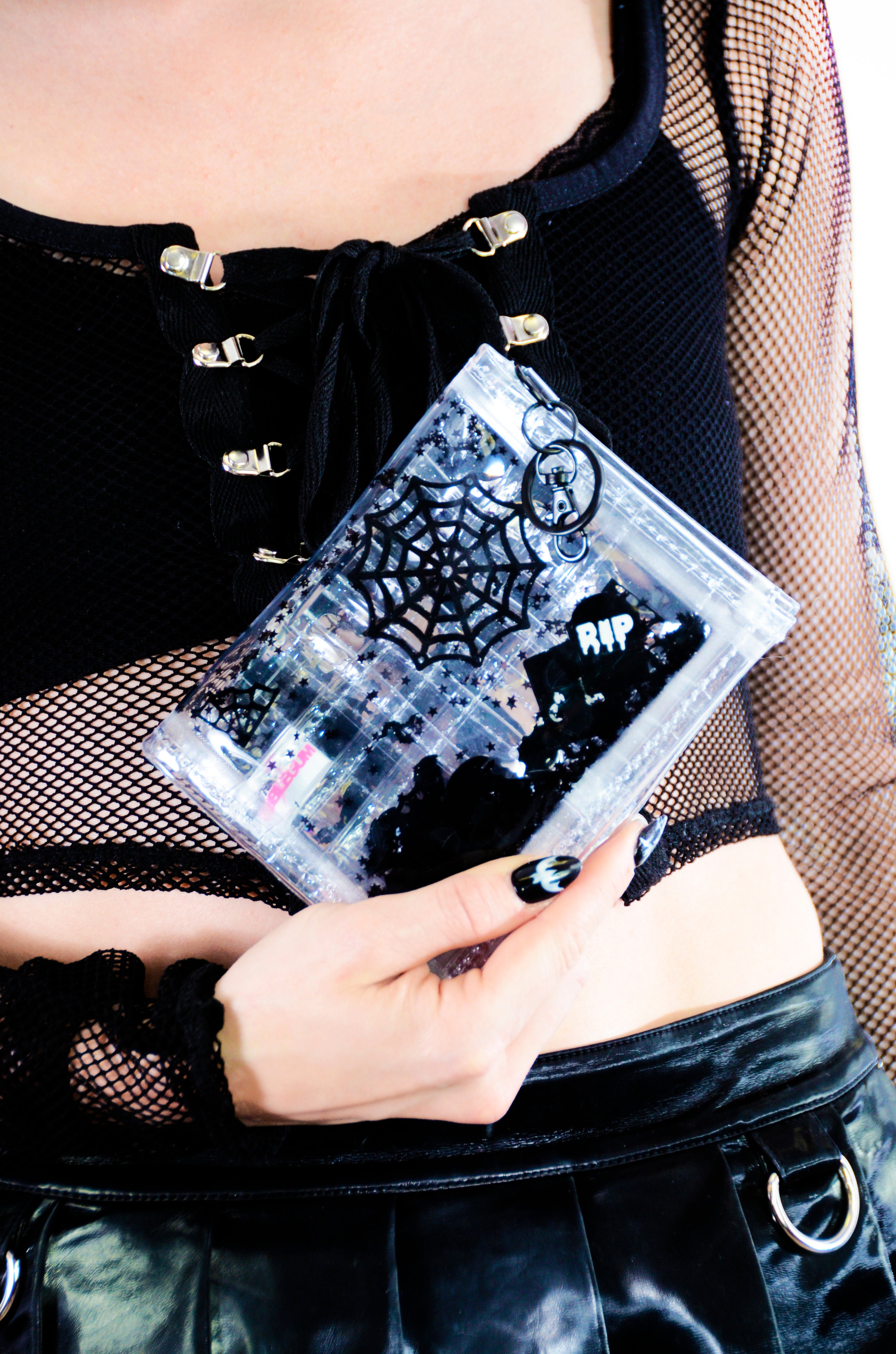 Liquid Glitter Mini Wallet - Tangled in Terror