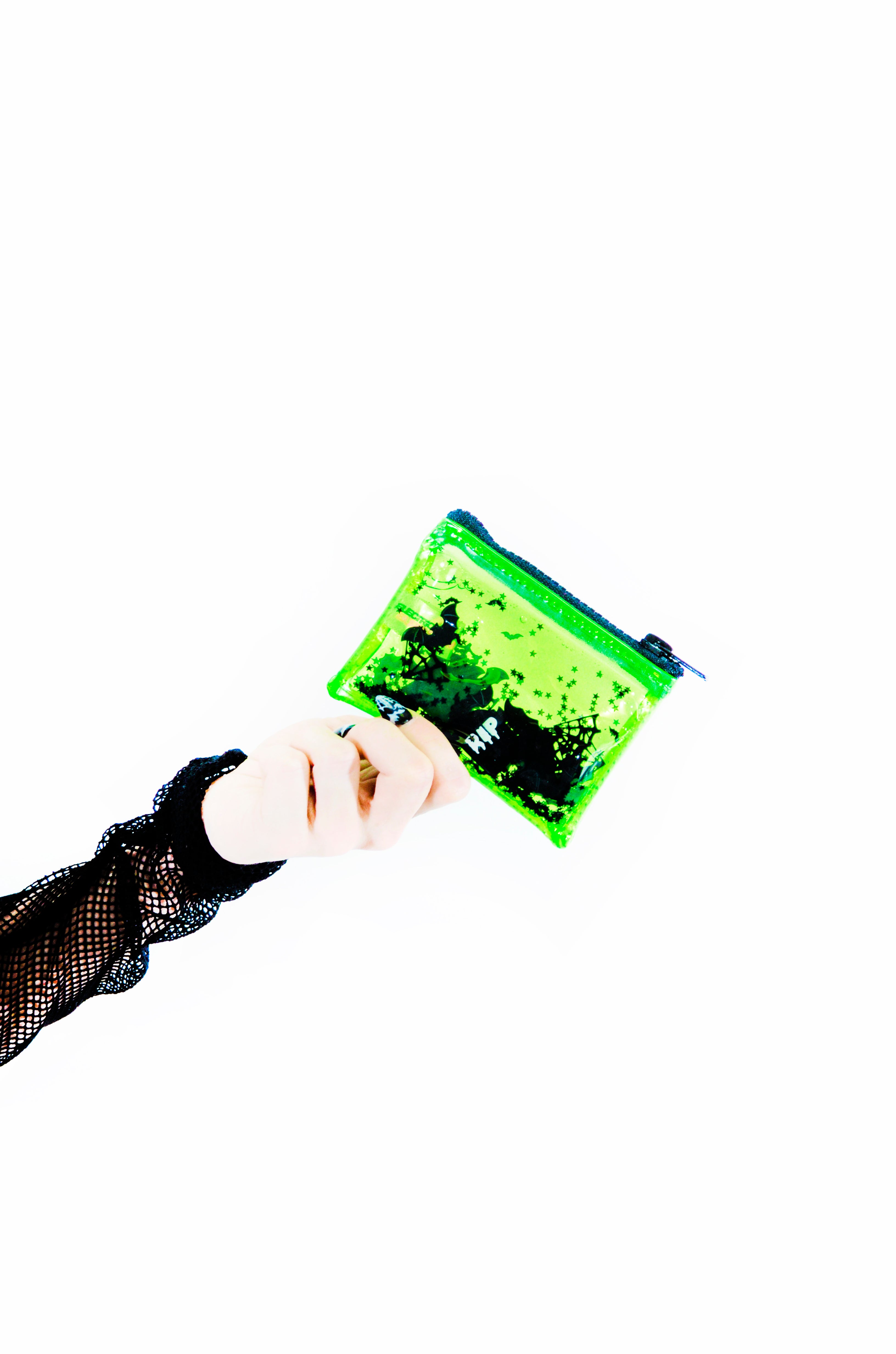 Liquid Glitter Coin Purse - Toxic Terror - Electric Bubblegum