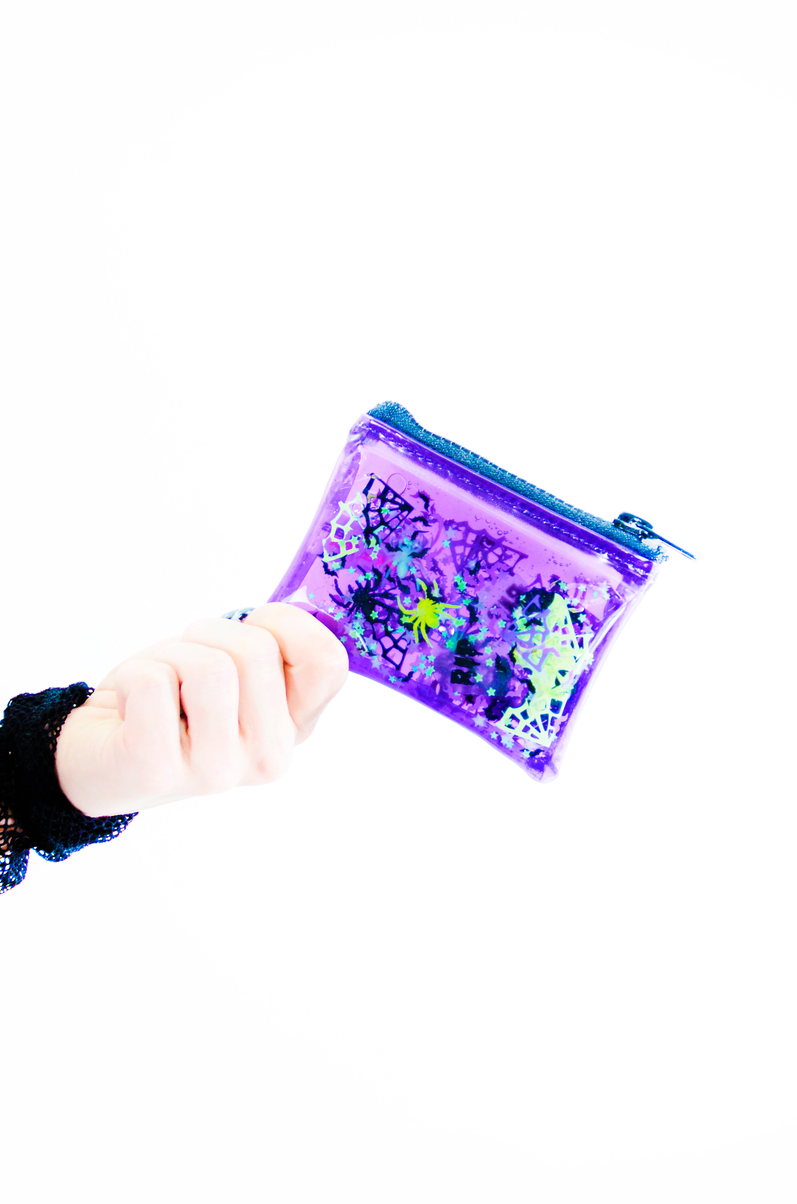 Glitter Goo Coin Purse - Jeepers Creepers - Electric Bubblegum