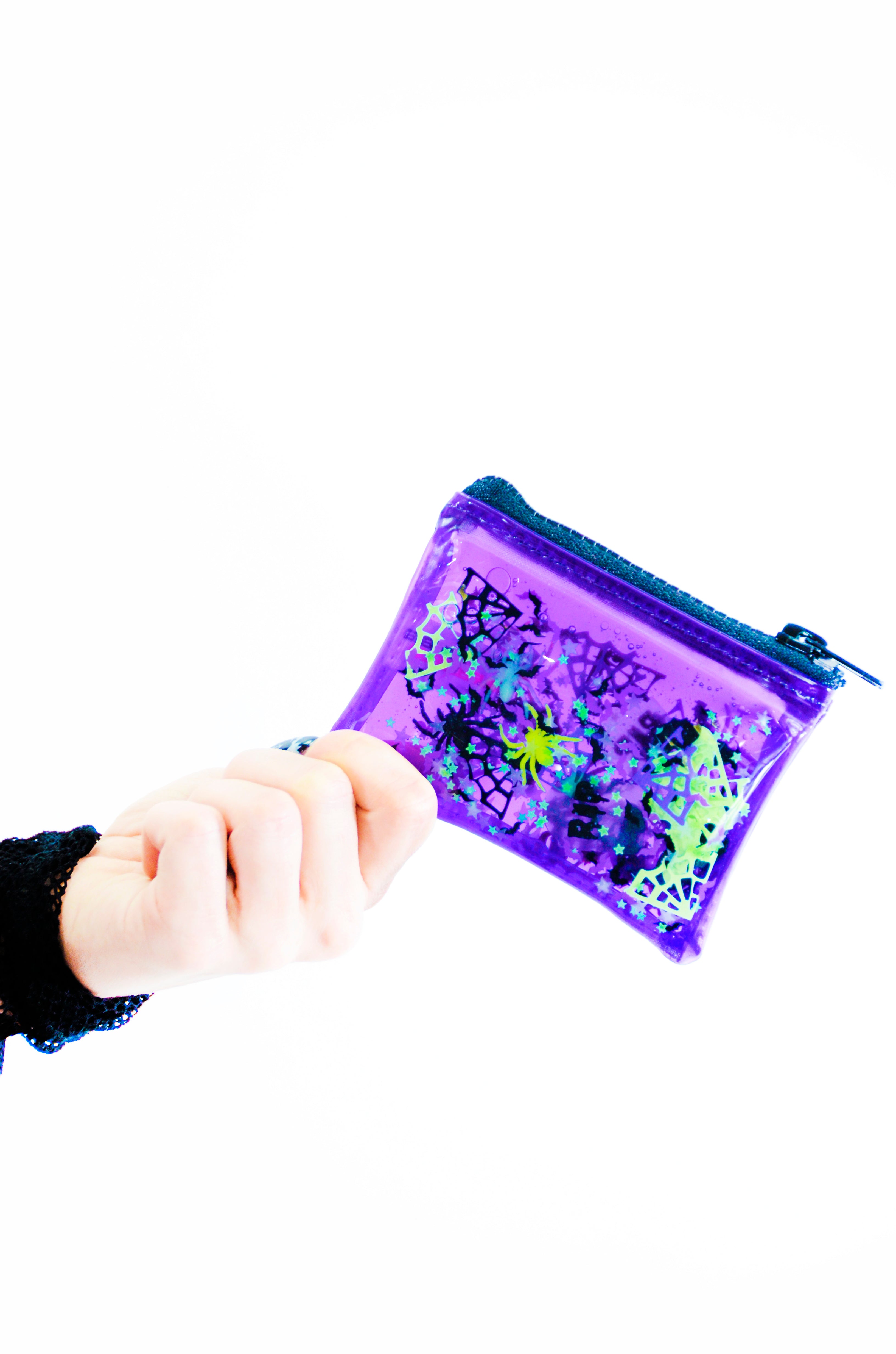 Glitter Goo Coin Purse - Jeepers Creepers - Electric Bubblegum