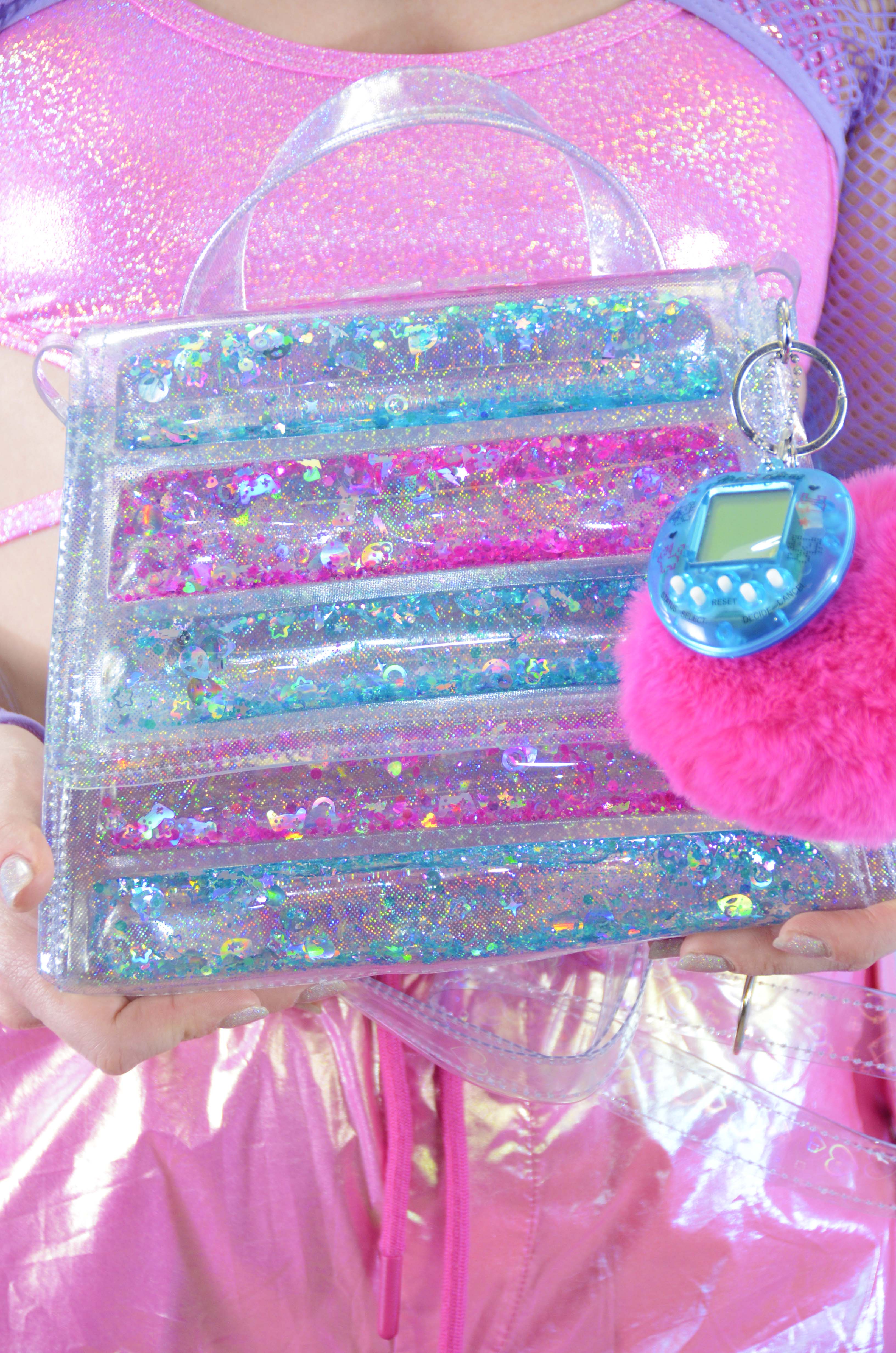 Glitter Goo Medium Doll Backpack / Crossbody Purse – Pixel Pop