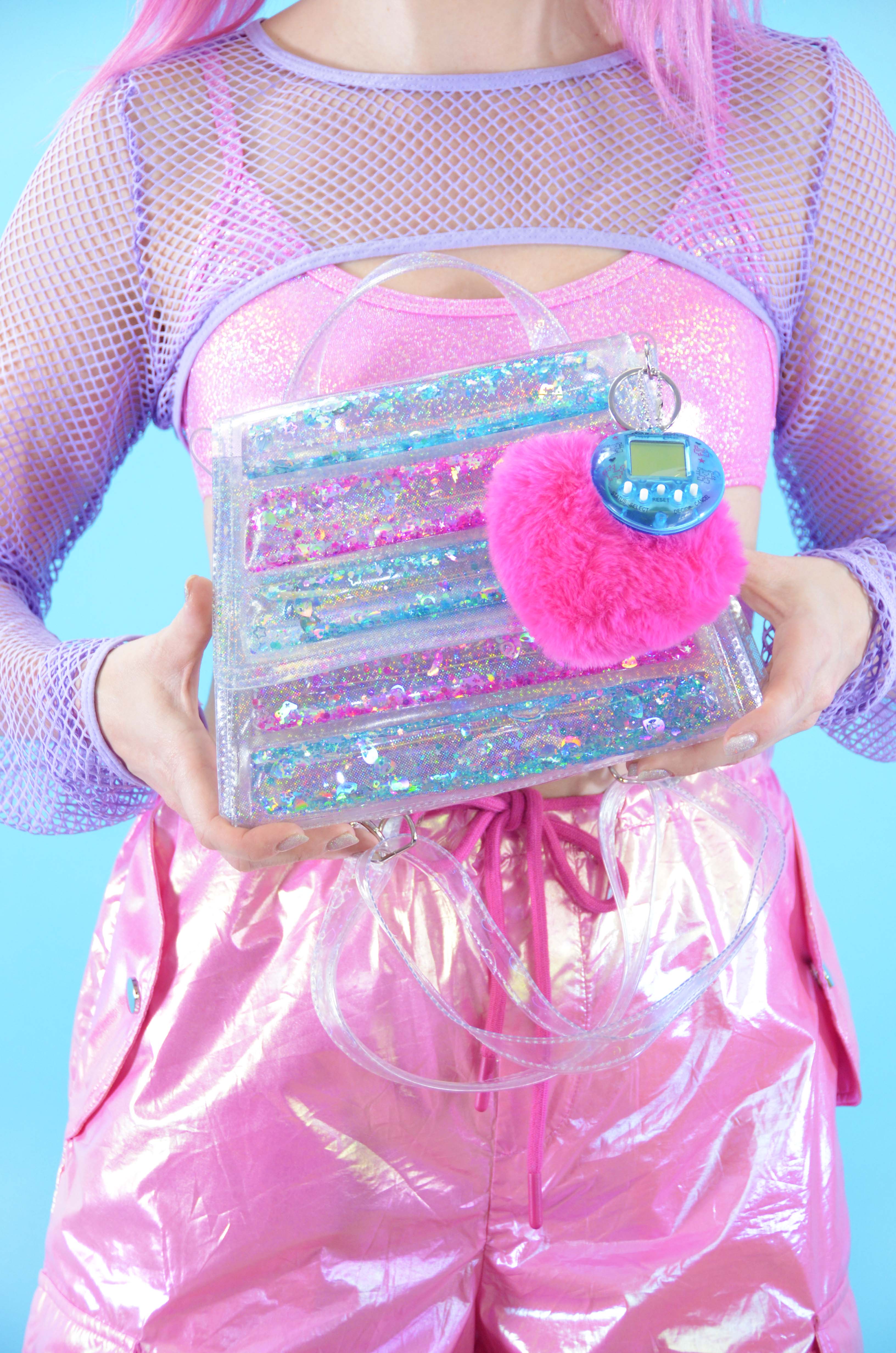 Glitter Goo Medium Doll Backpack / Crossbody Purse – Pixel Pop