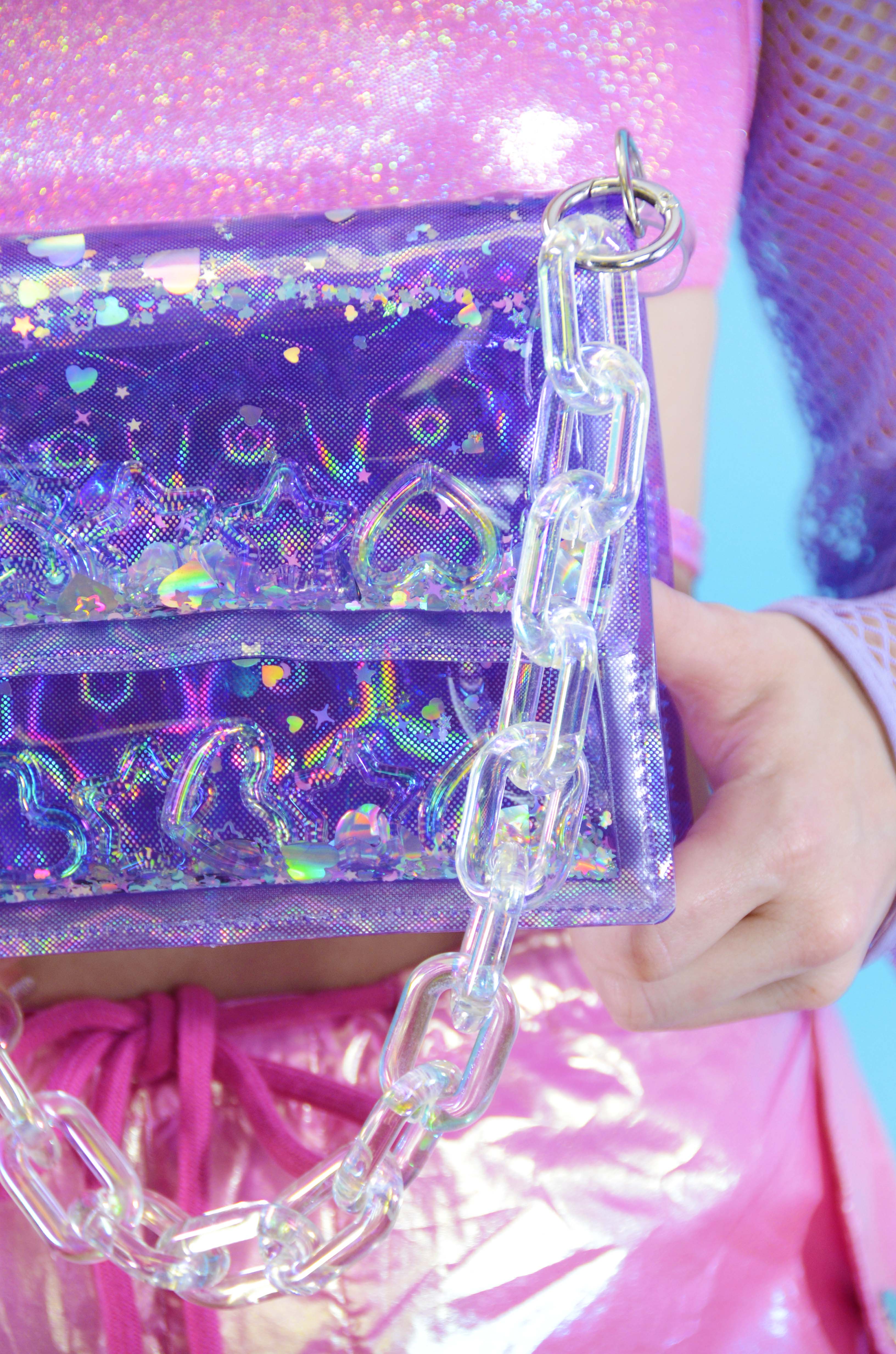 Liquid Glitter Mini Purse – Electric Egirl