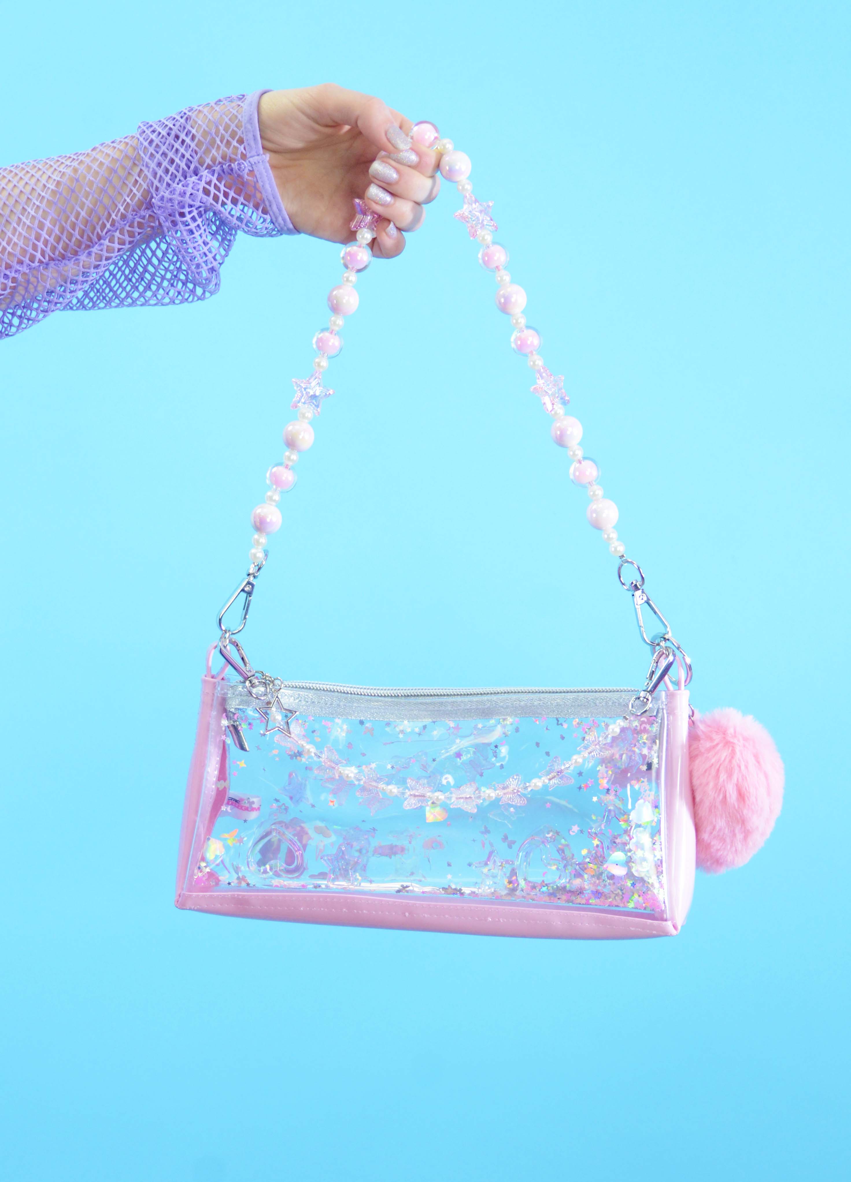 Liquid Glitter Mini Zip Purse – Player One Princess