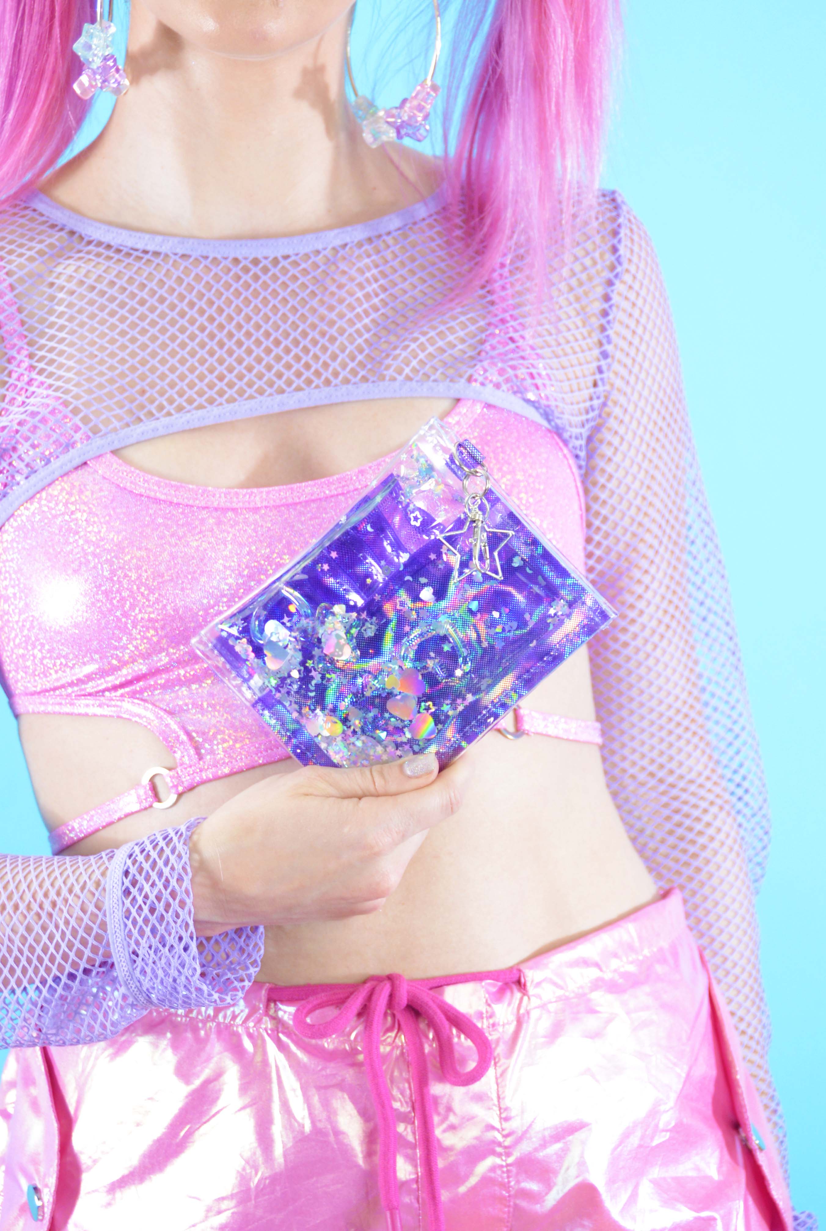 Liquid Glitter Mini Wallet – Electric Egirl