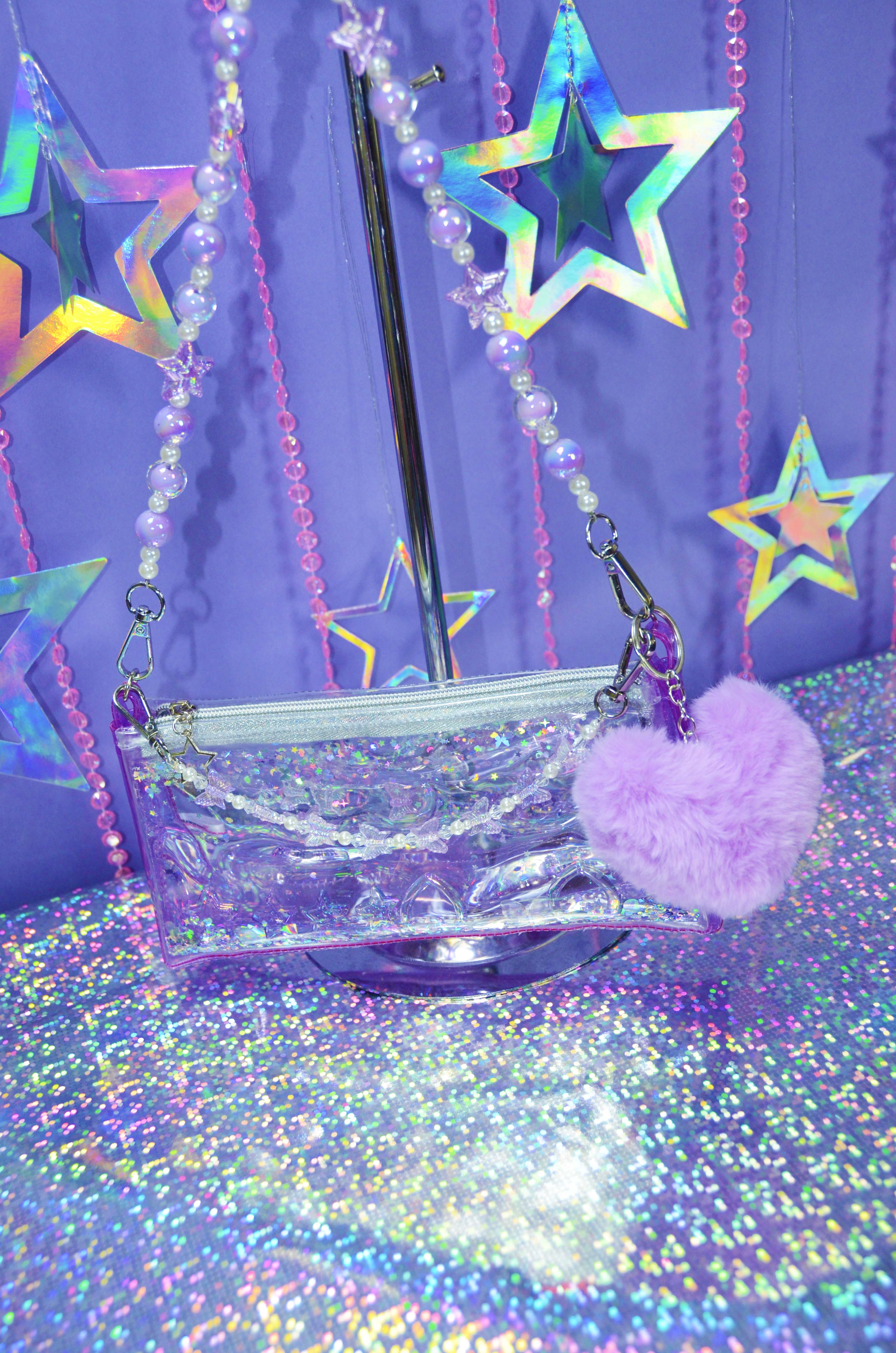 Liquid Glitter Mini Zip Purse – Digital Diva