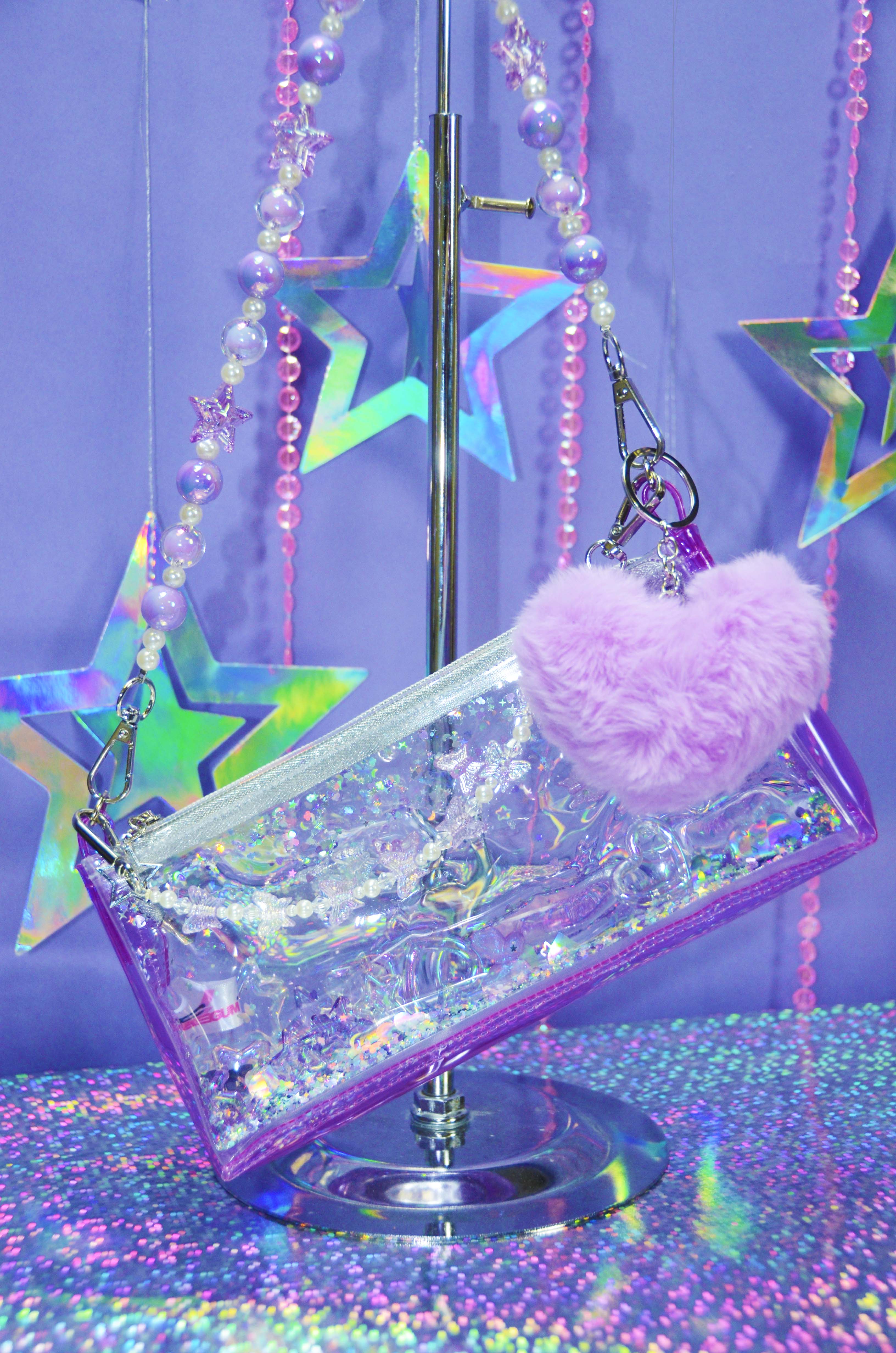 Liquid Glitter Mini Zip Purse – Digital Diva