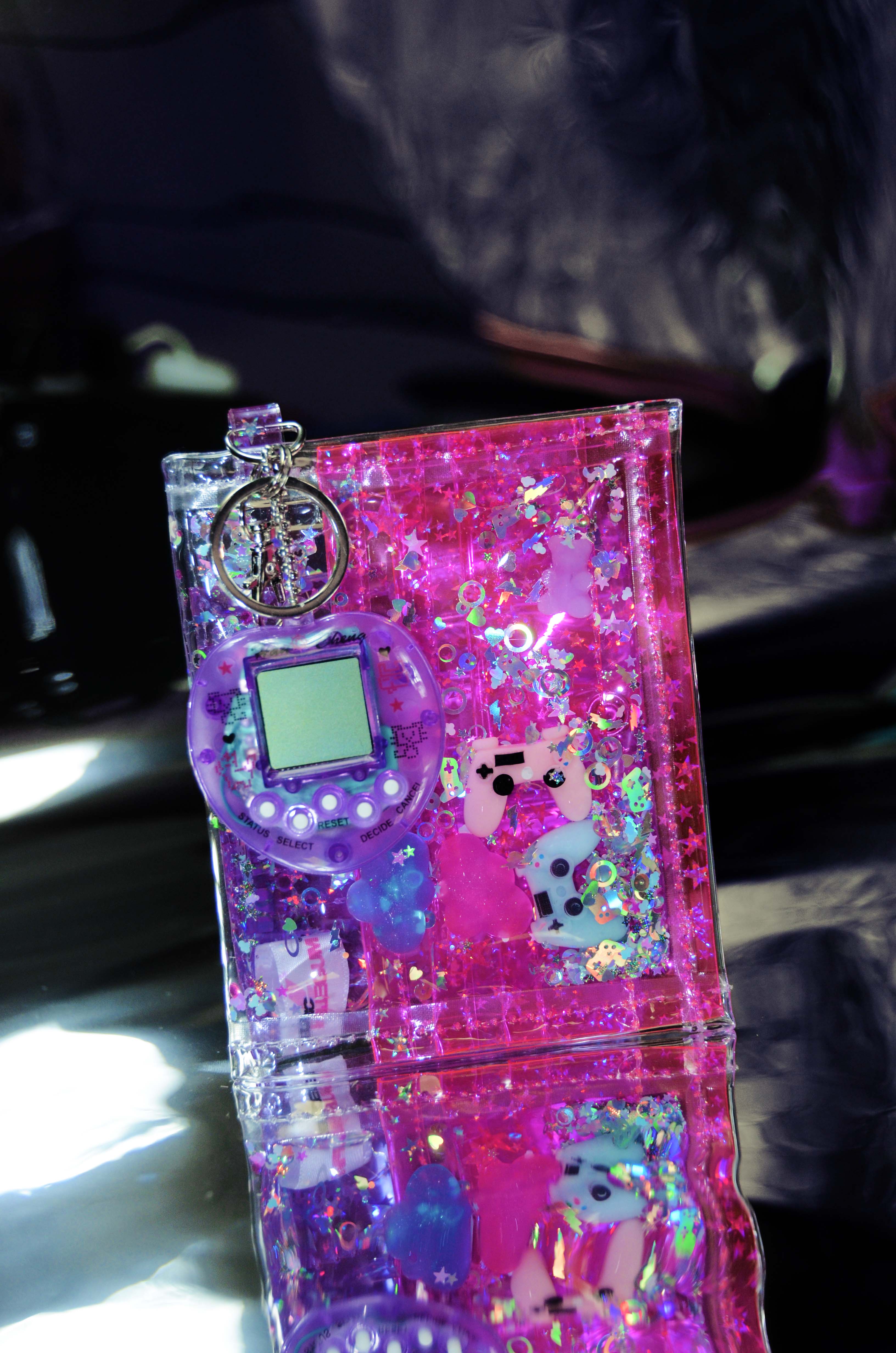 Liquid Glitter Mini Wallet – Electric Dream Console