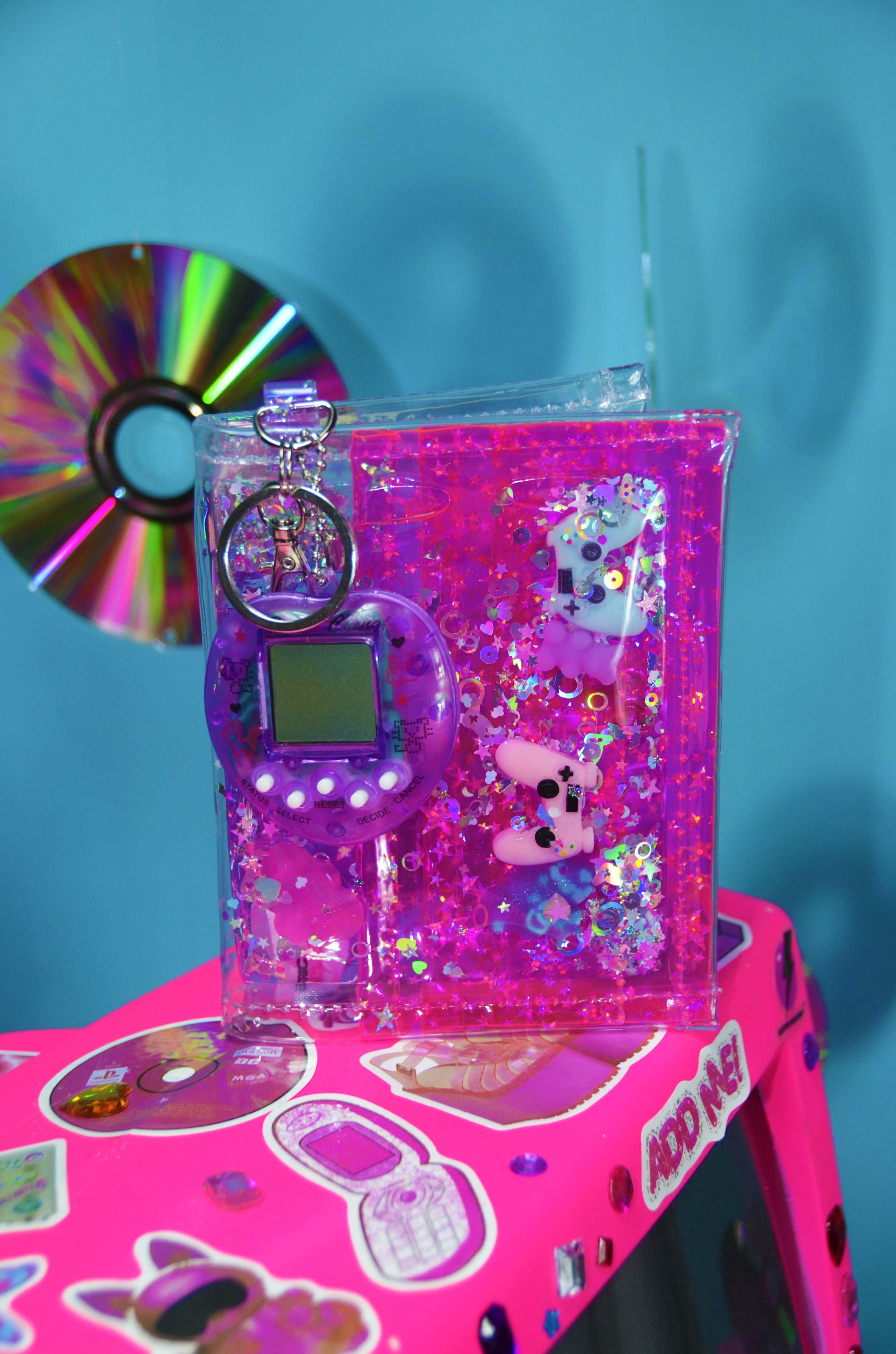 Liquid Glitter Mini Wallet – Electric Dream Console
