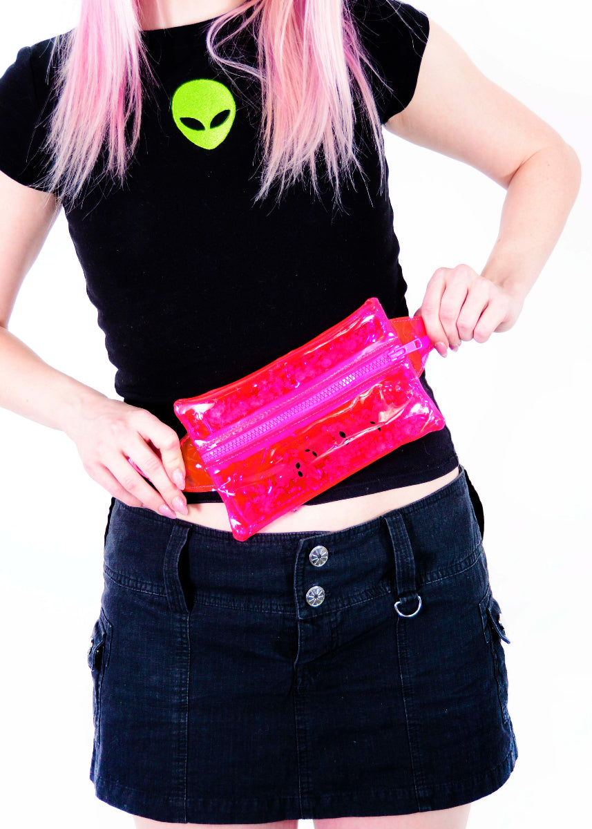 Glitter Goo Fanny Pack - Attack on Mars - Pink - Electric Bubblegum