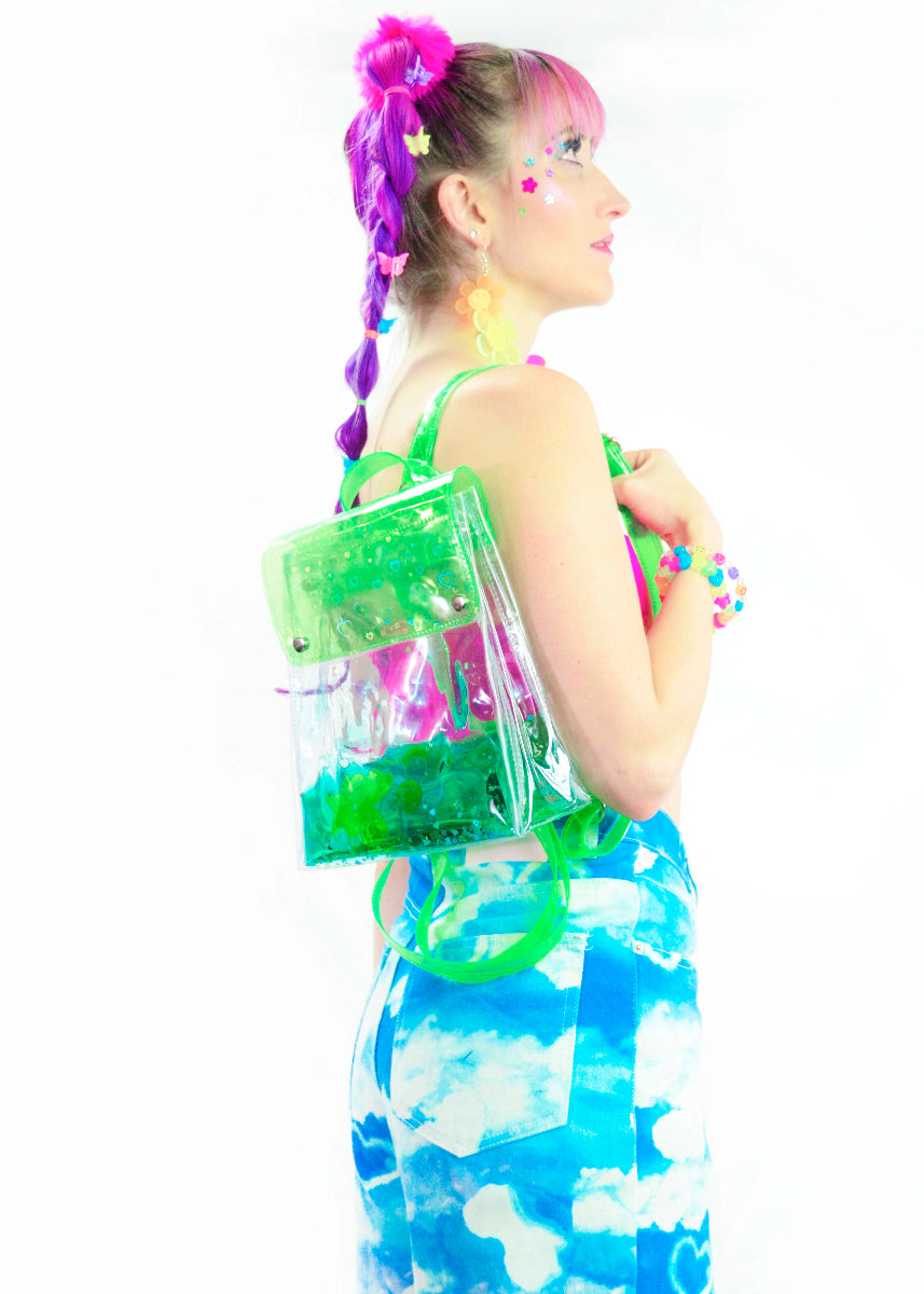 Glitter Goo Mini Bucket Backpack - Electric Trip