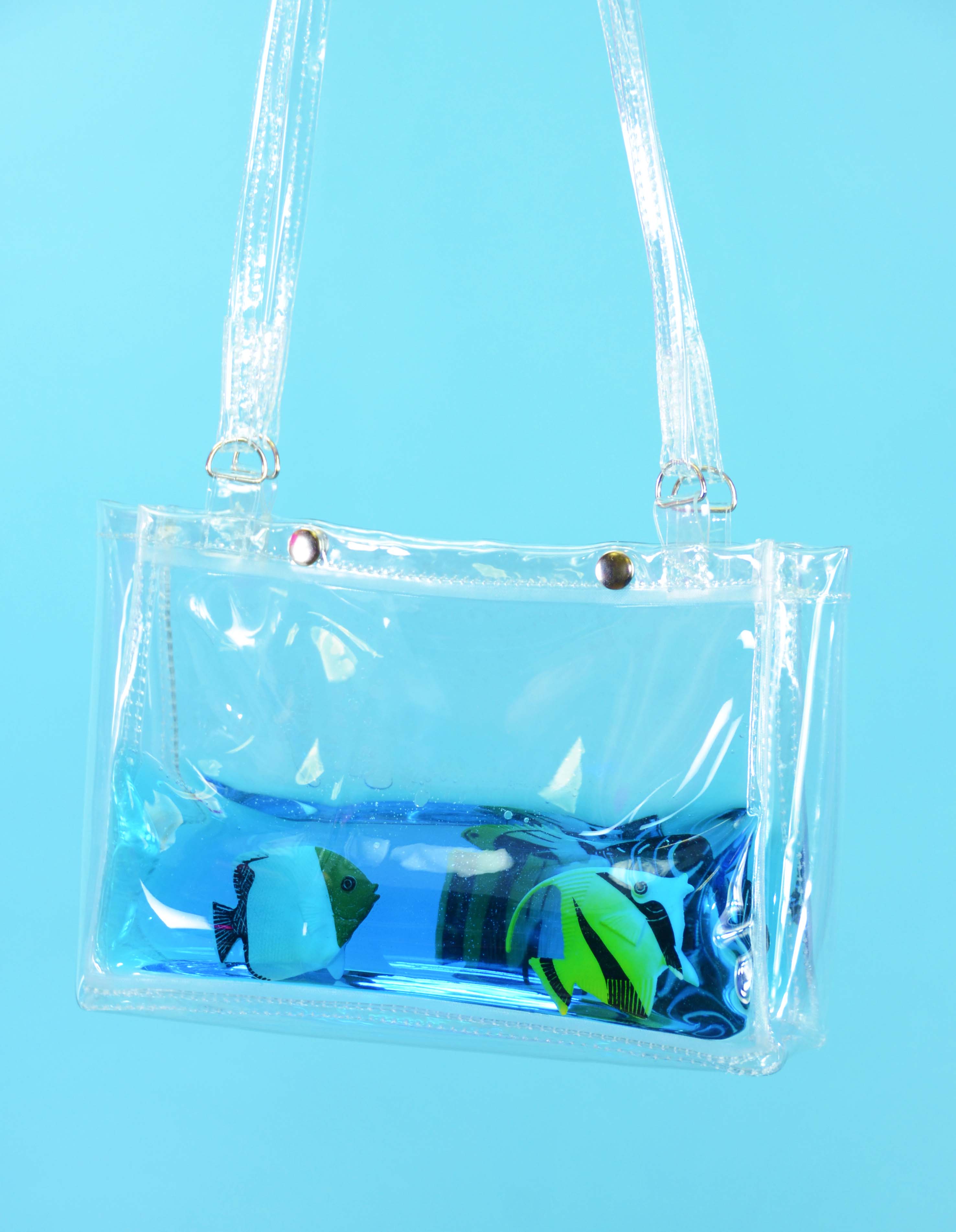 Liquid Snap Purse - Go Fish - Electric Bubblegum