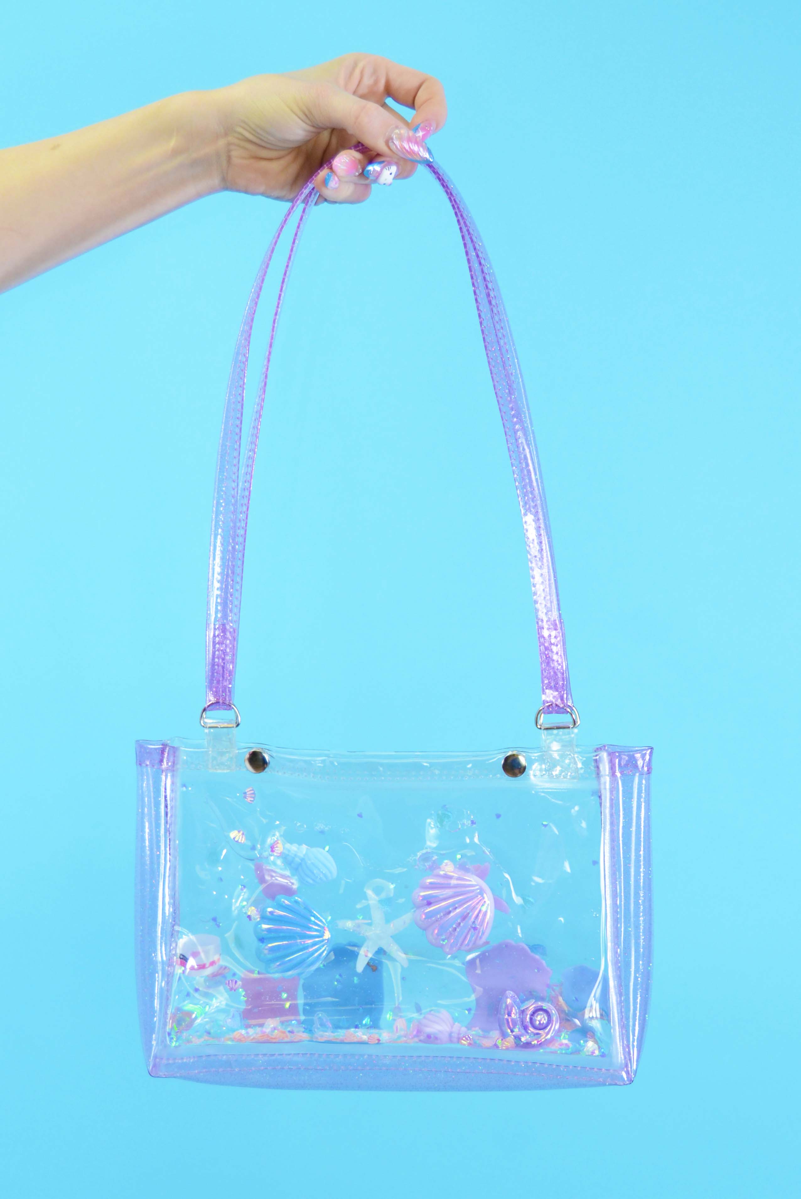 Liquid Glitter Snap Purse - I'm a Mermaid