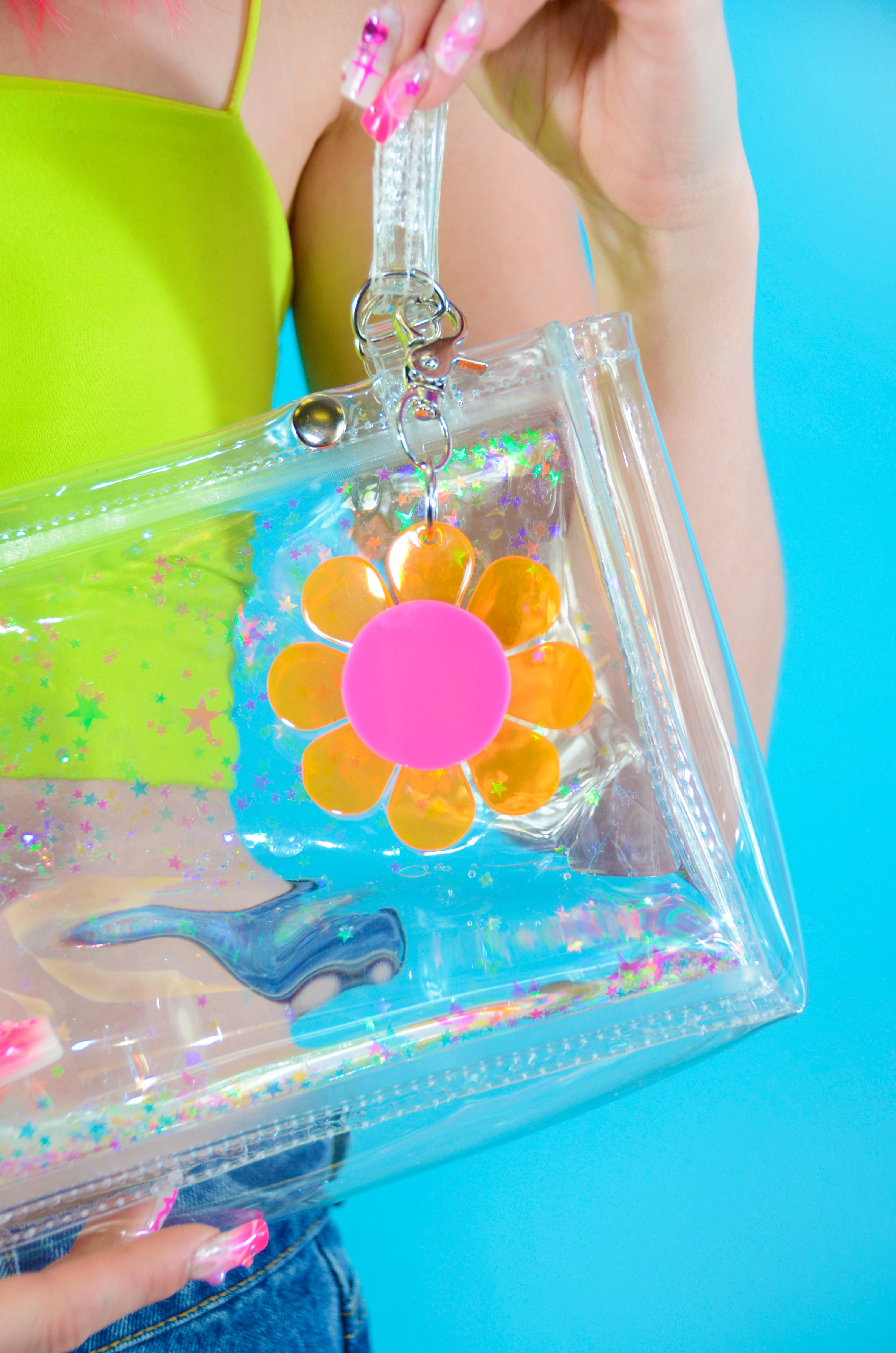 Petal Pop Flower Purse Charm
