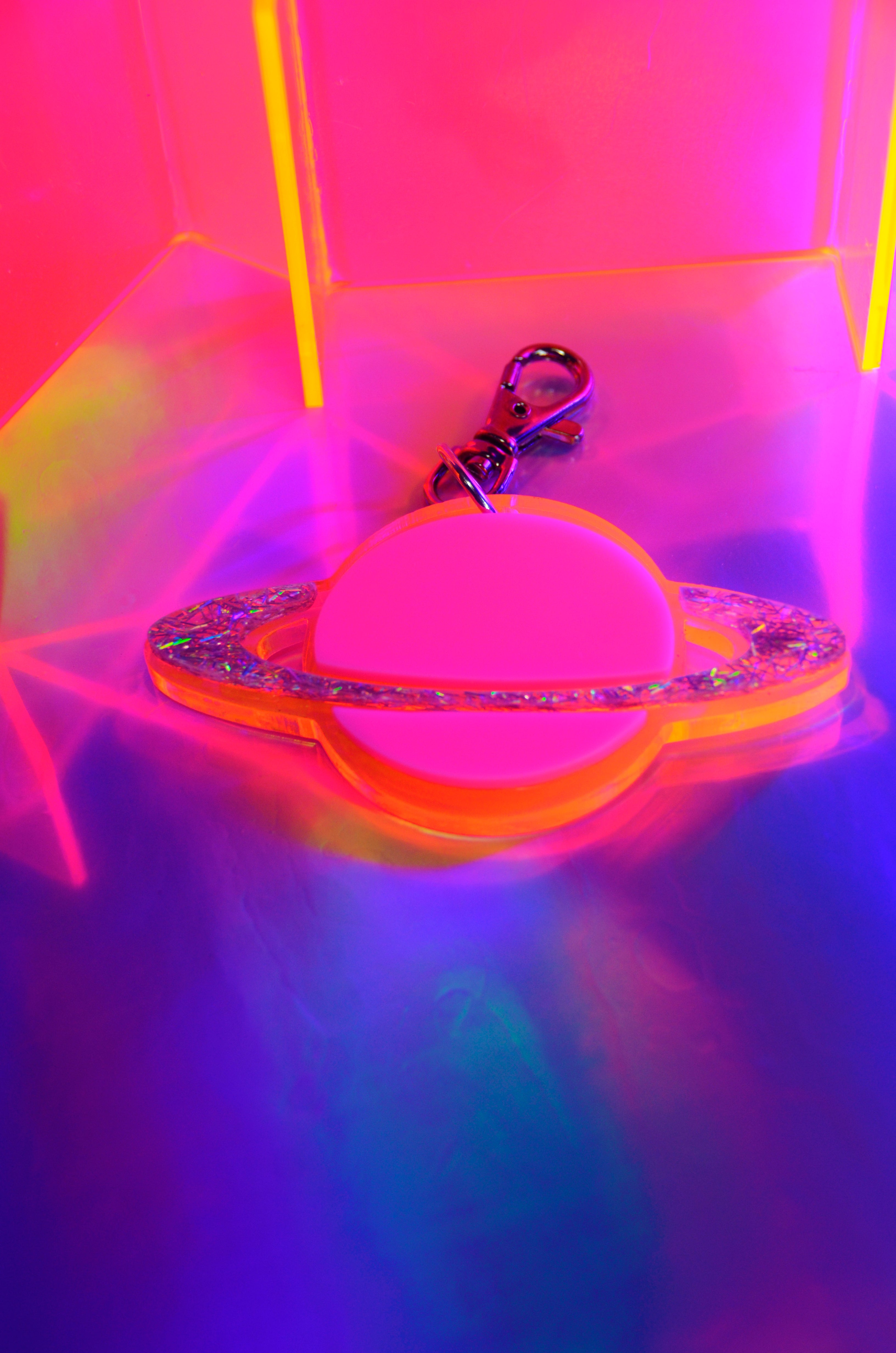 Sugar Nova Saturn Purse Charm