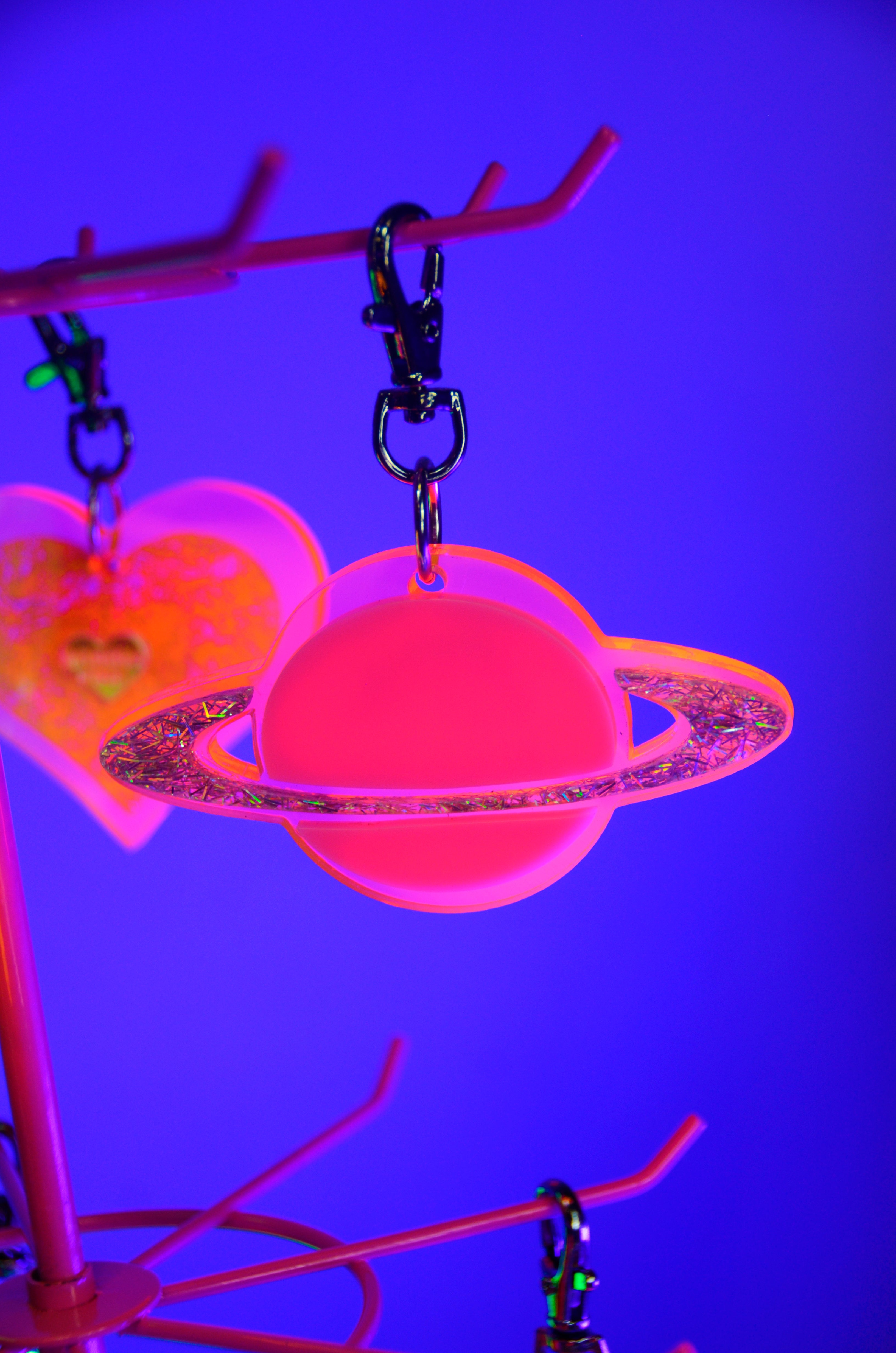 Sugar Nova Saturn Purse Charm