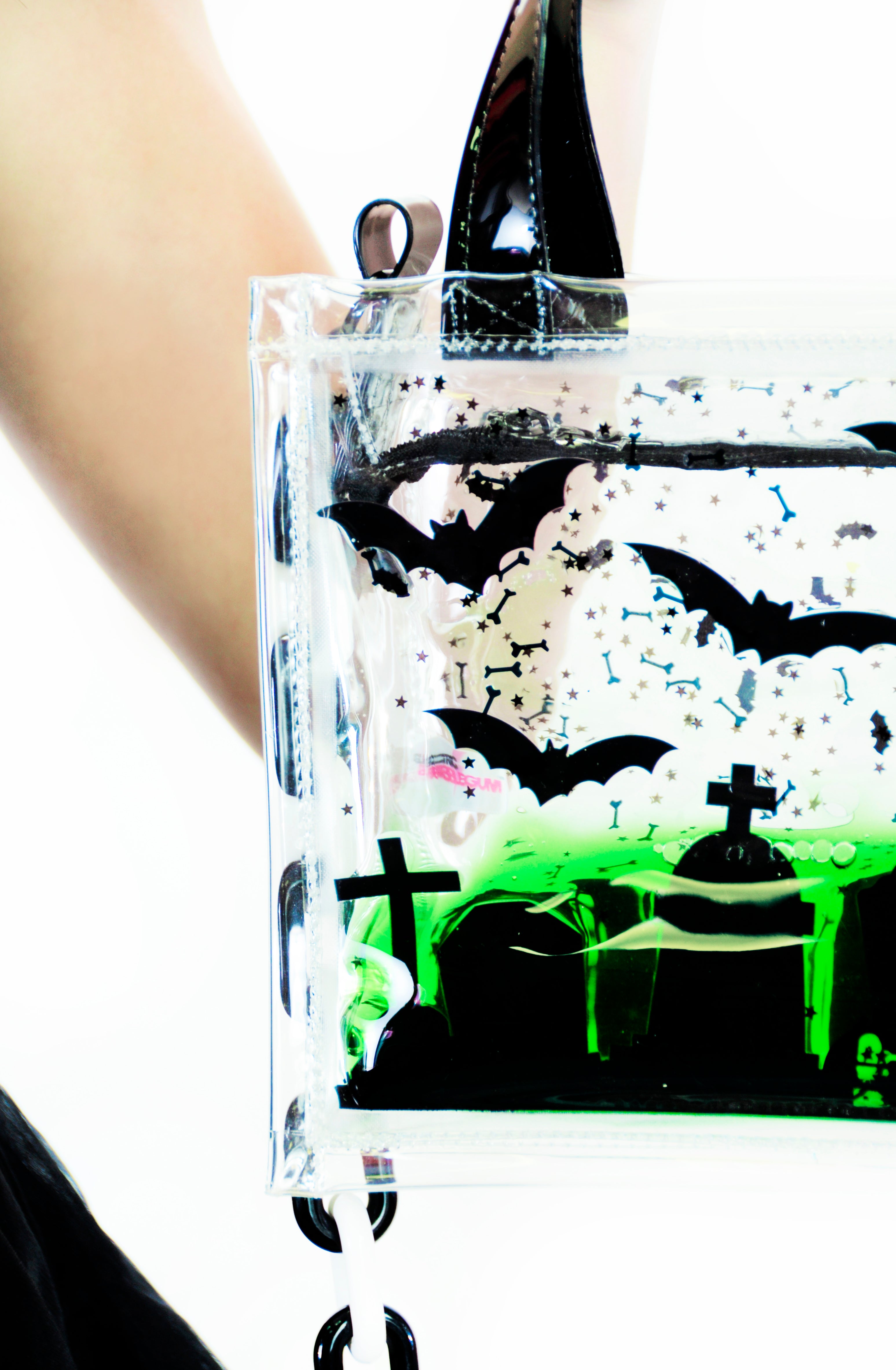 Liquid Glitter Mini Tote - Graveyard Smash - PRE ORDER