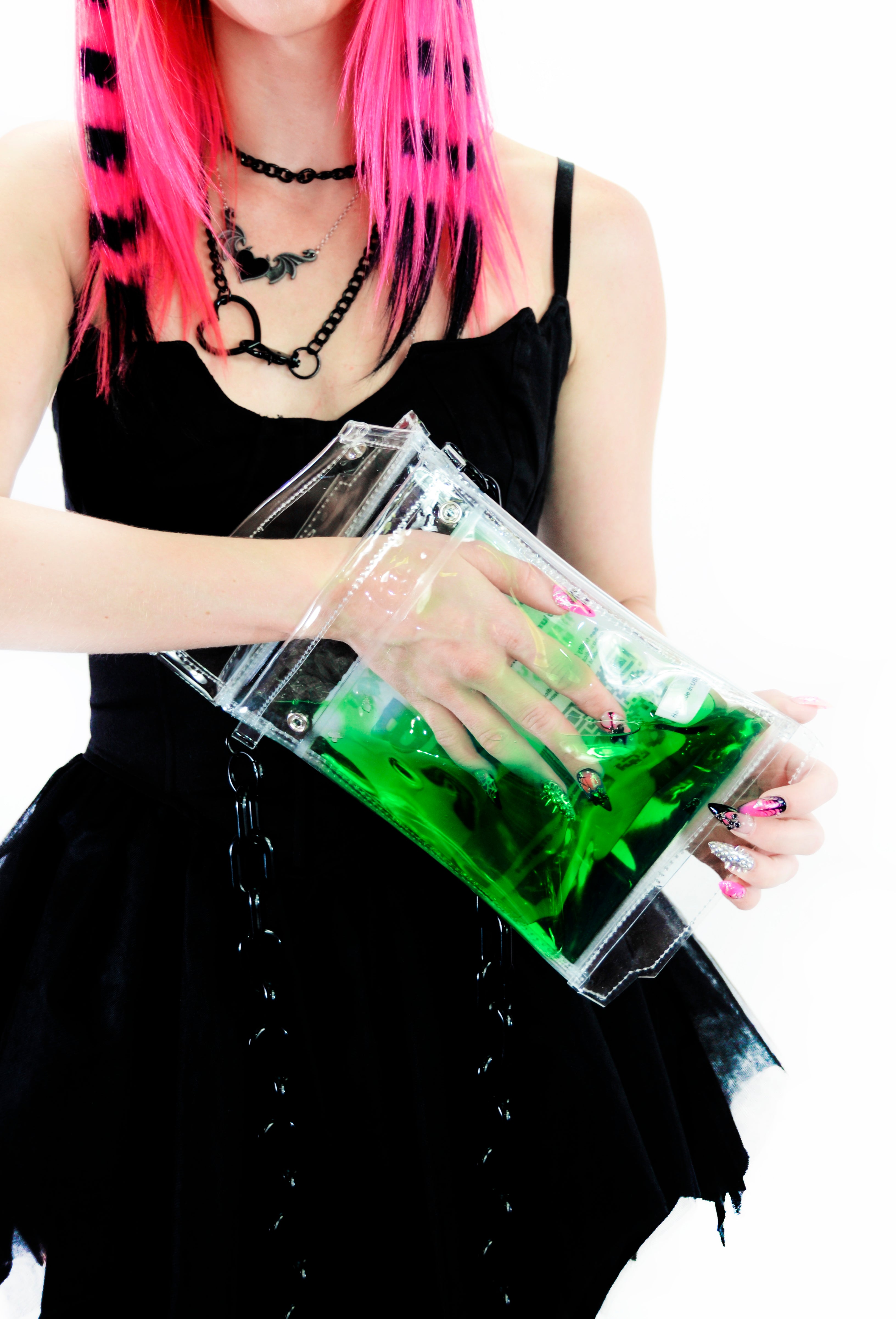 Liquid Blood Bag Purse - Zombie Blood