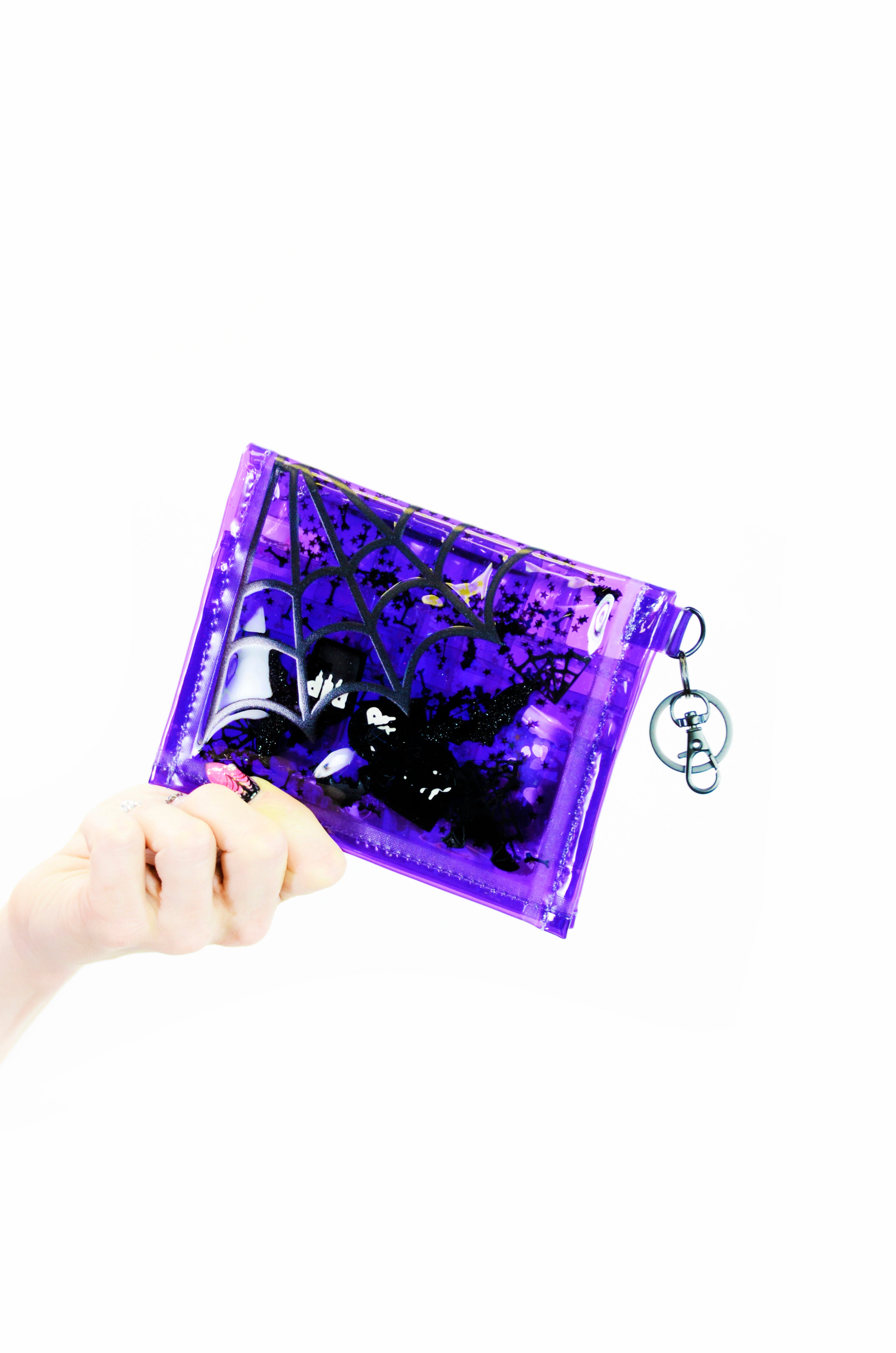 Liquid Glitter Mini Wallet - Lil Terror