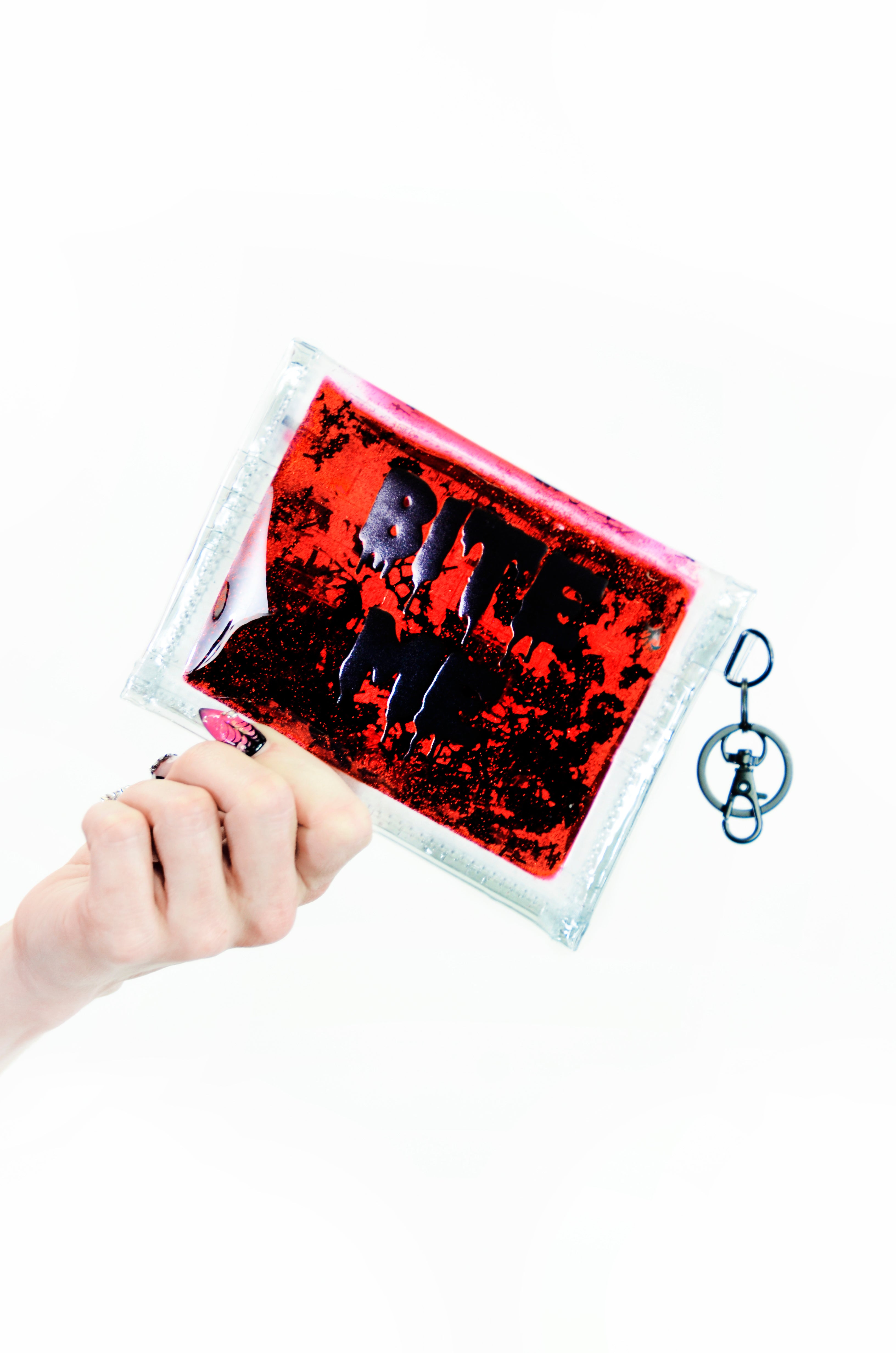 Glitter Goo Mini Wallet - Bite Me