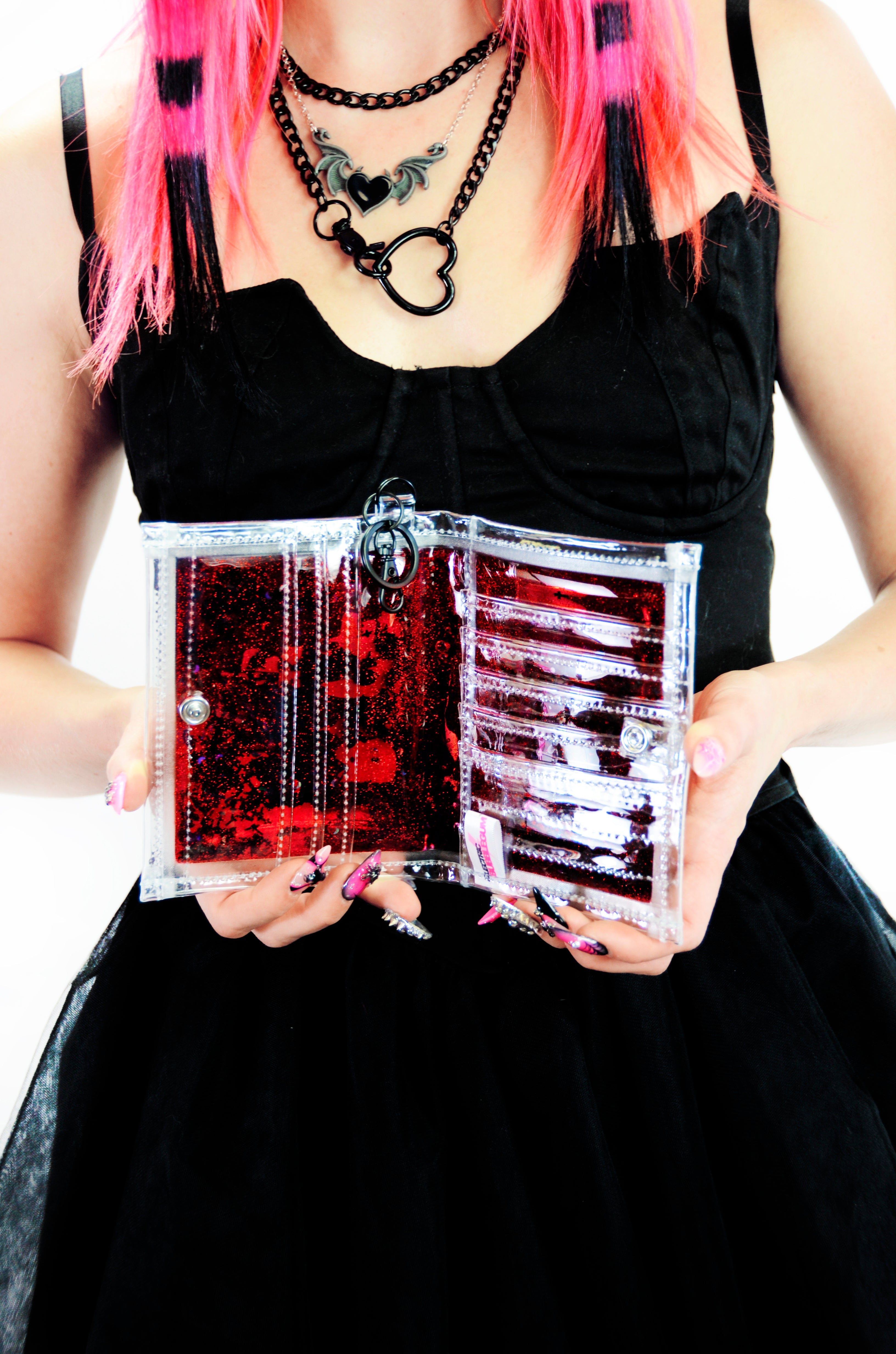 Glitter Goo Mini Wallet - Bite Me