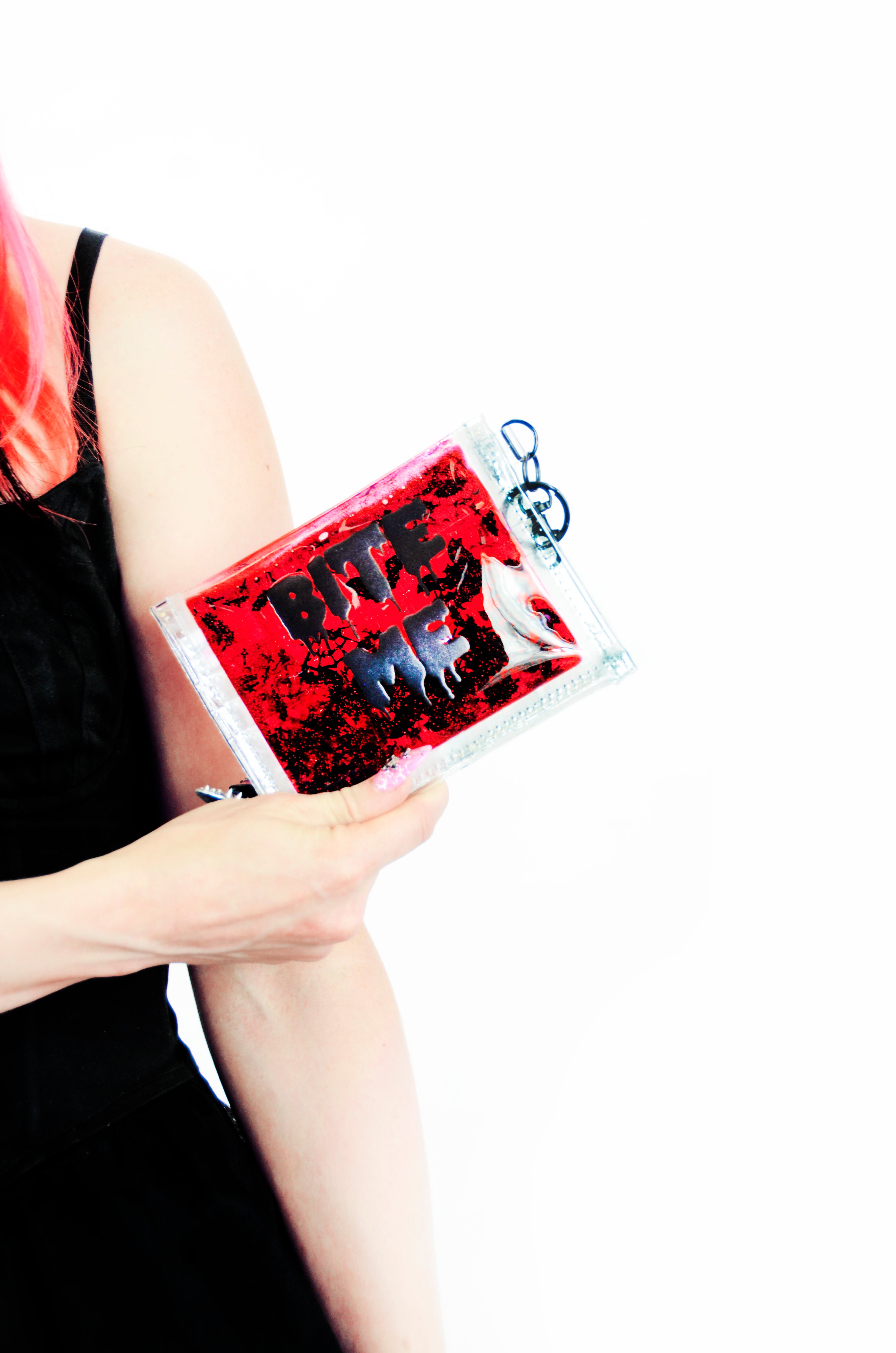 Glitter Goo Mini Wallet - Bite Me