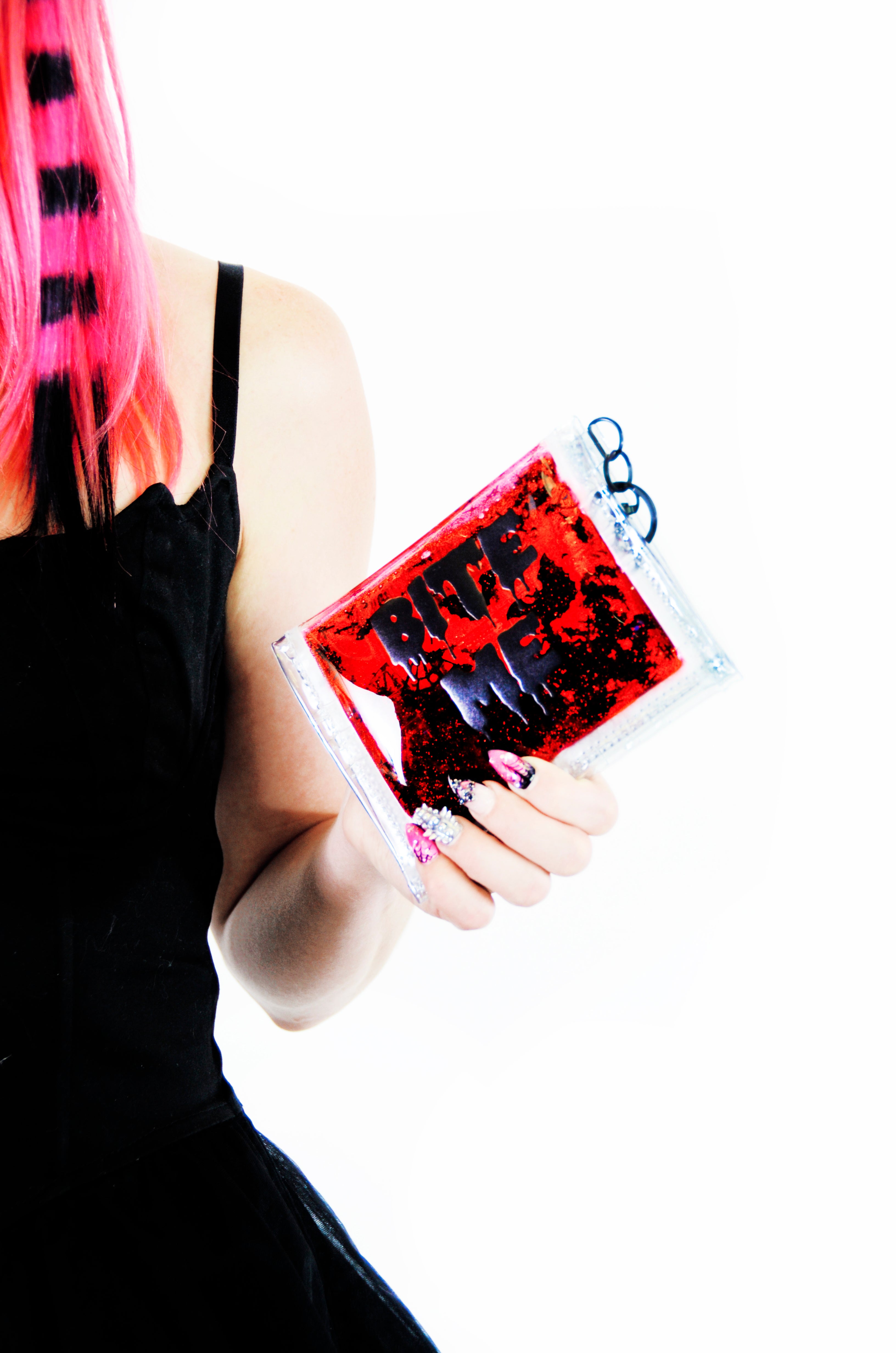 Glitter Goo Mini Wallet - Bite Me