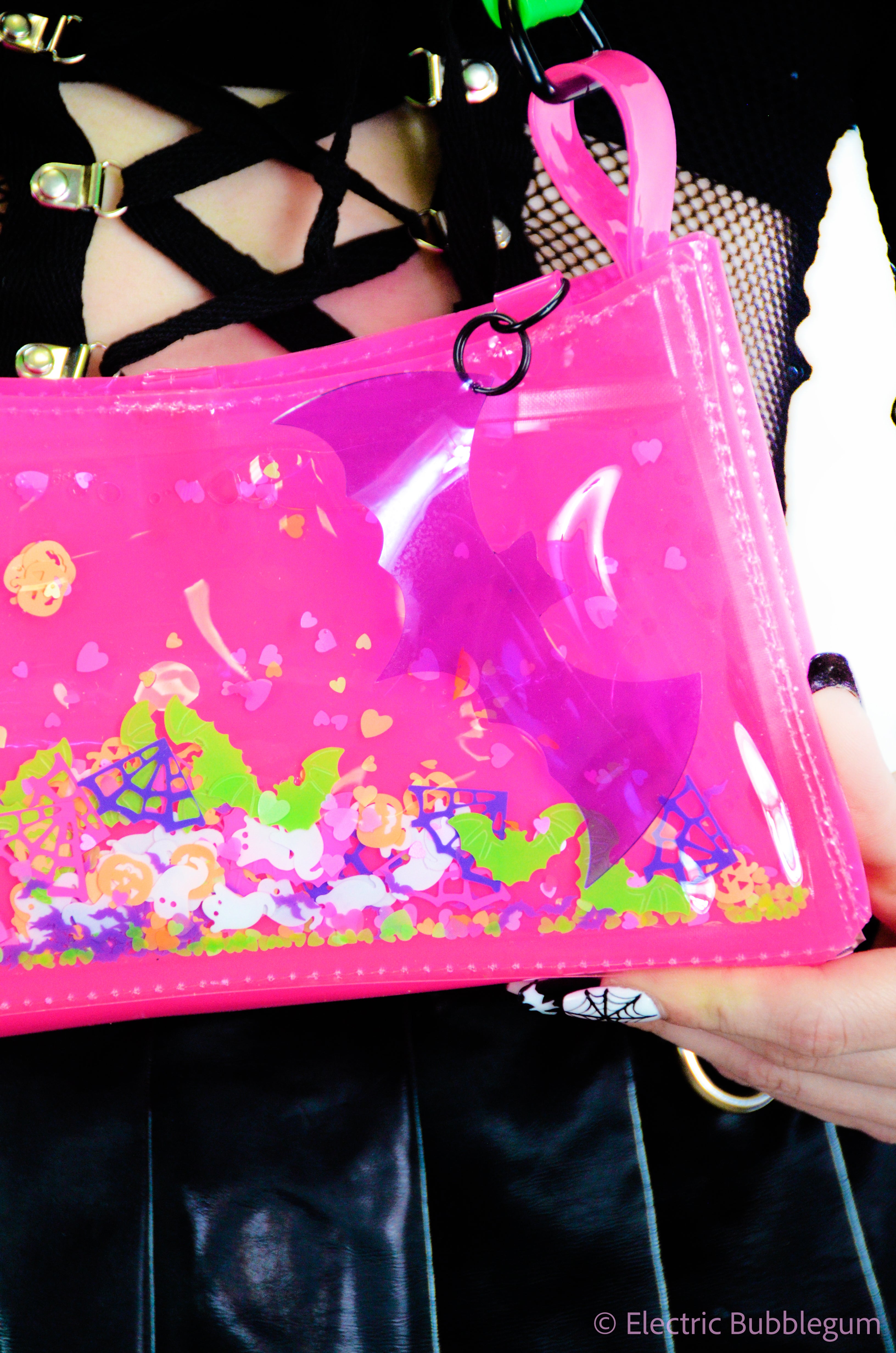 Liquid Glitter Mini Purse - Happy Haunting