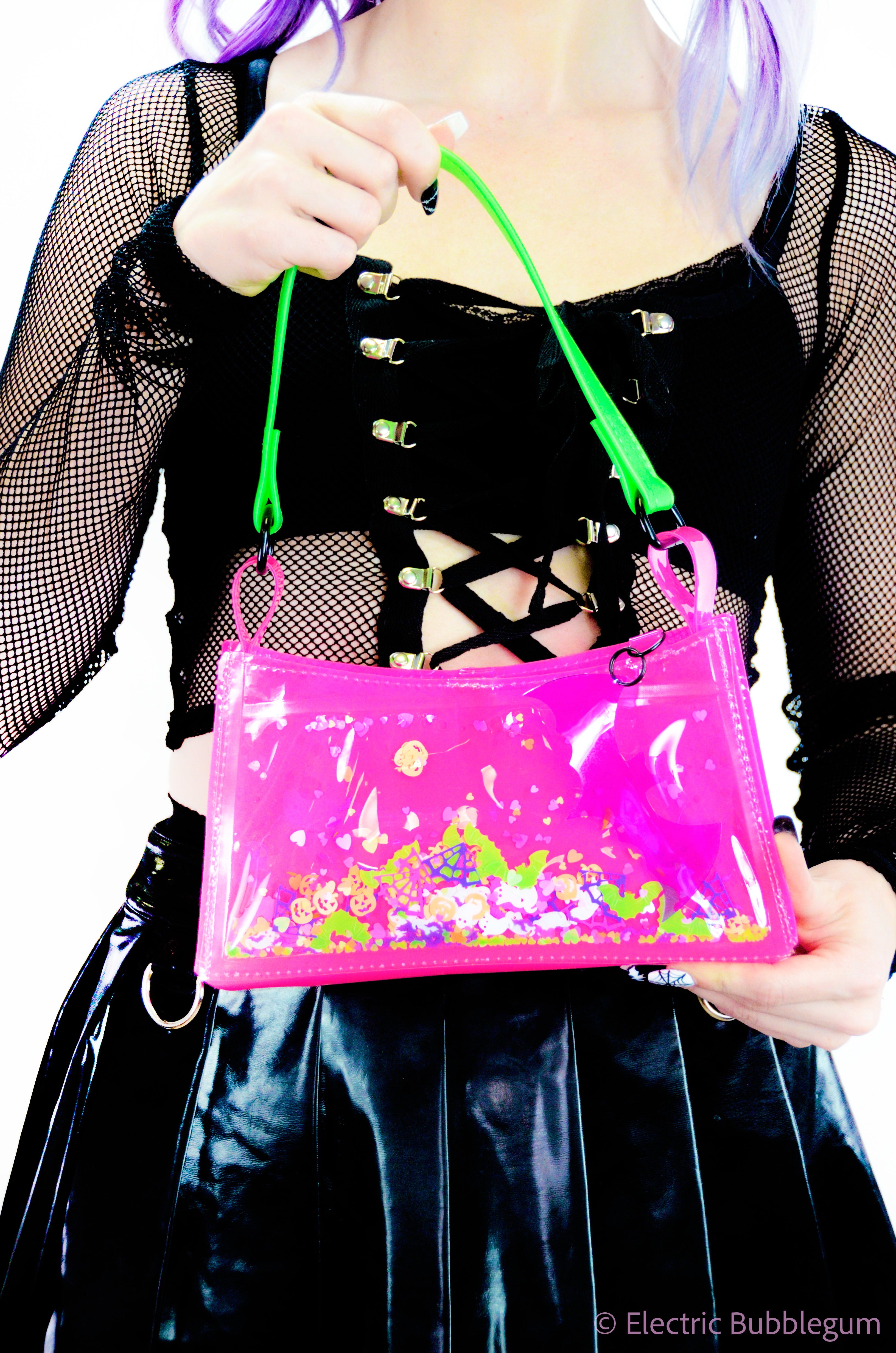 Liquid Glitter Mini Purse - Happy Haunting