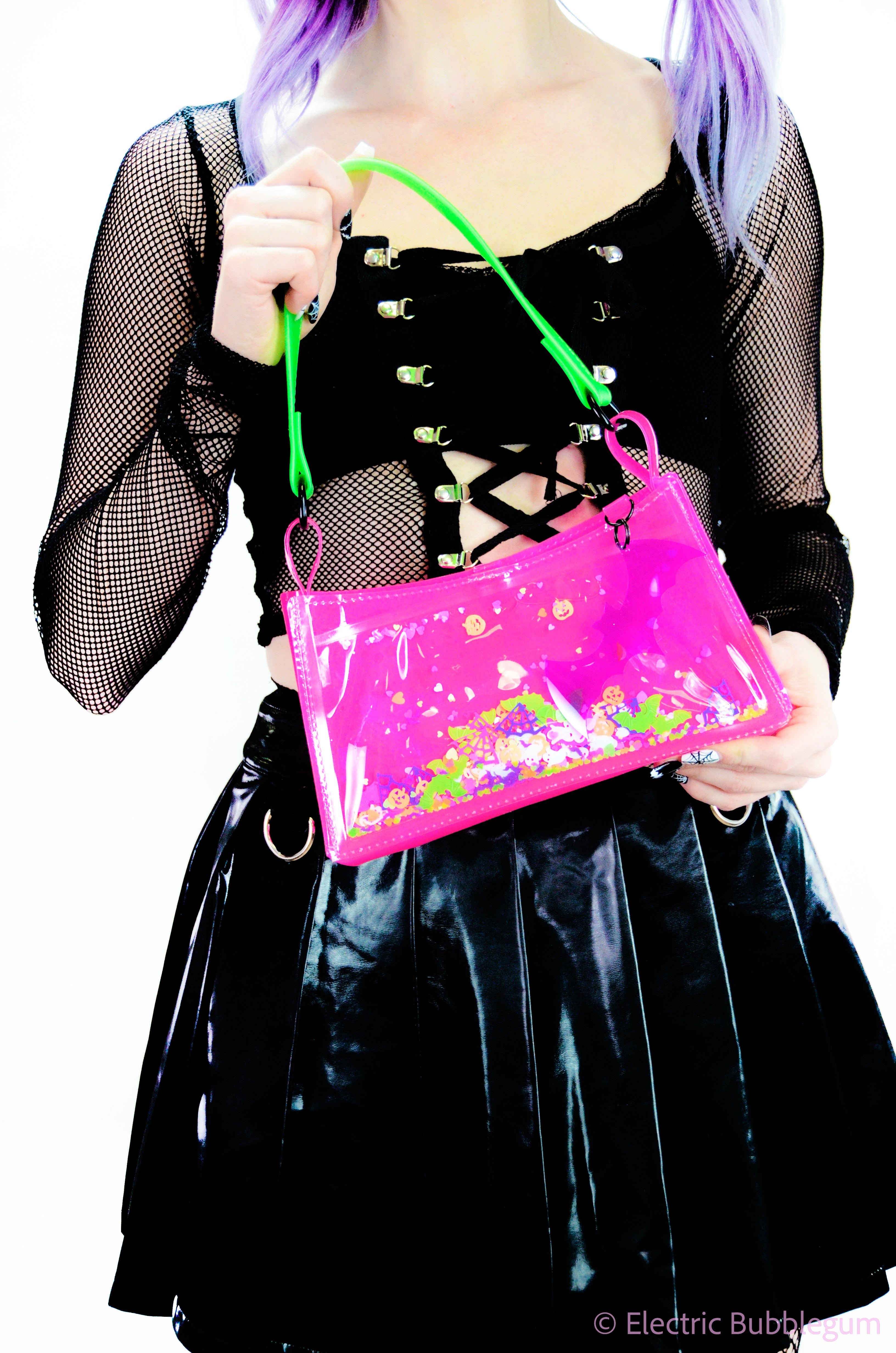 Liquid Glitter Mini Purse - Happy Haunting