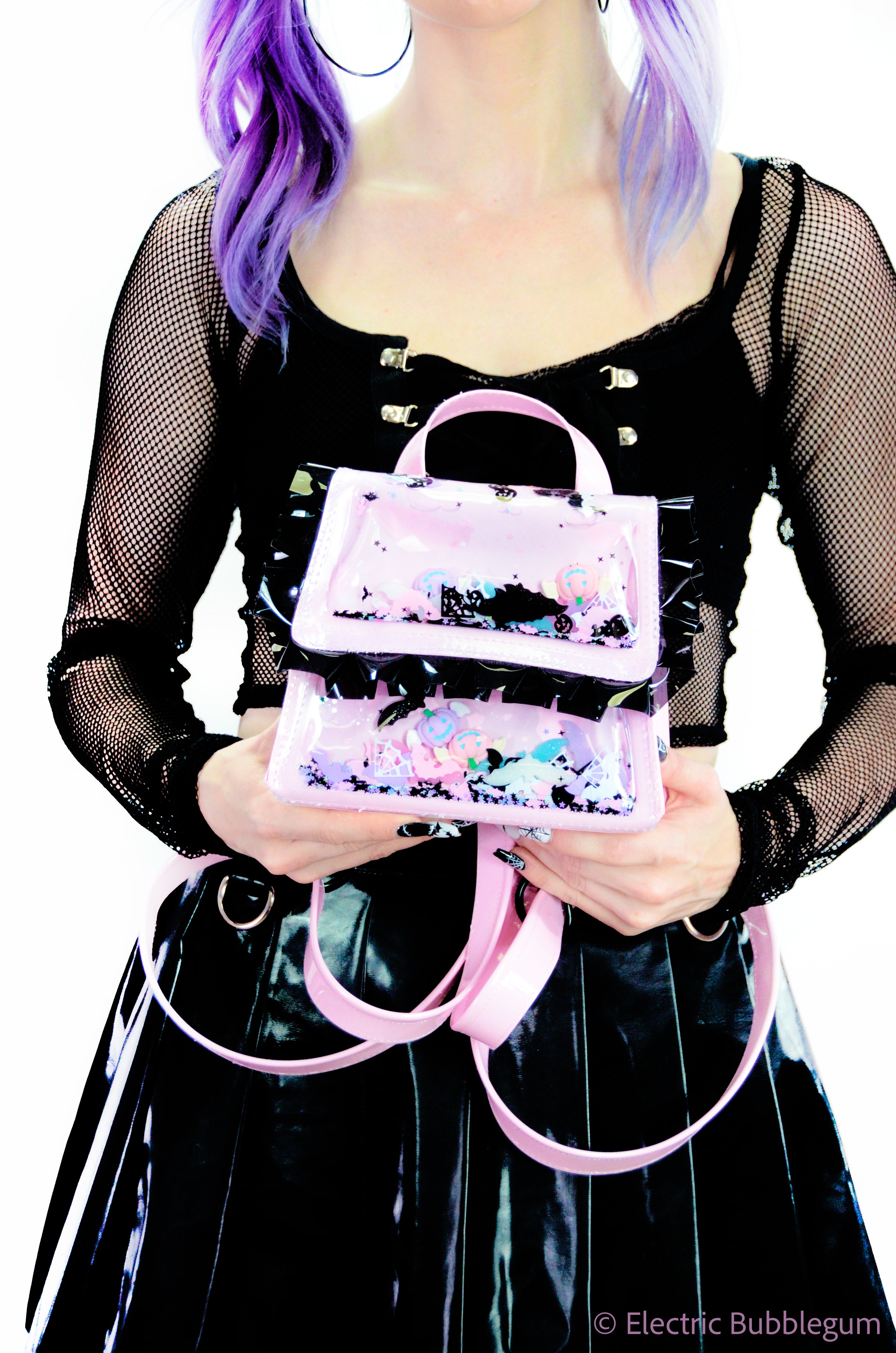 Liquid Glitter Doll Backpack - Baby Ghoul