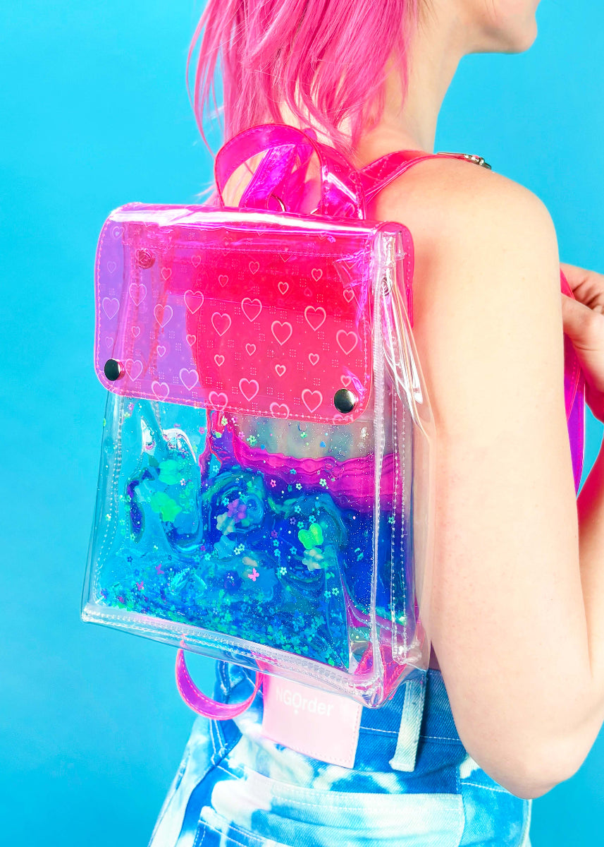 Glitter Goo Bucket Backpack - Neon Daze - Electric Bubblegum