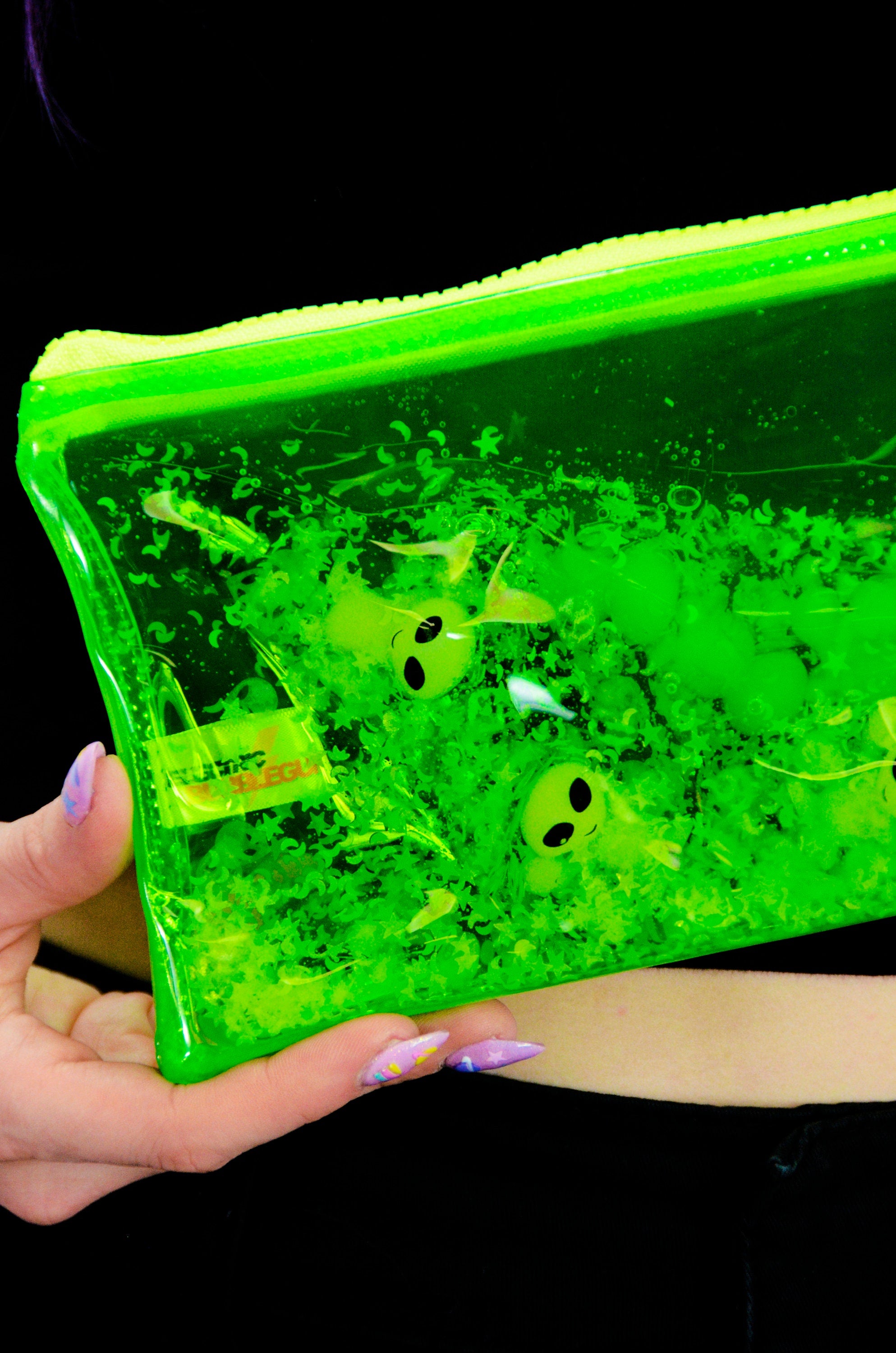 Glitter Goo Pencil Case - Attack on Mars