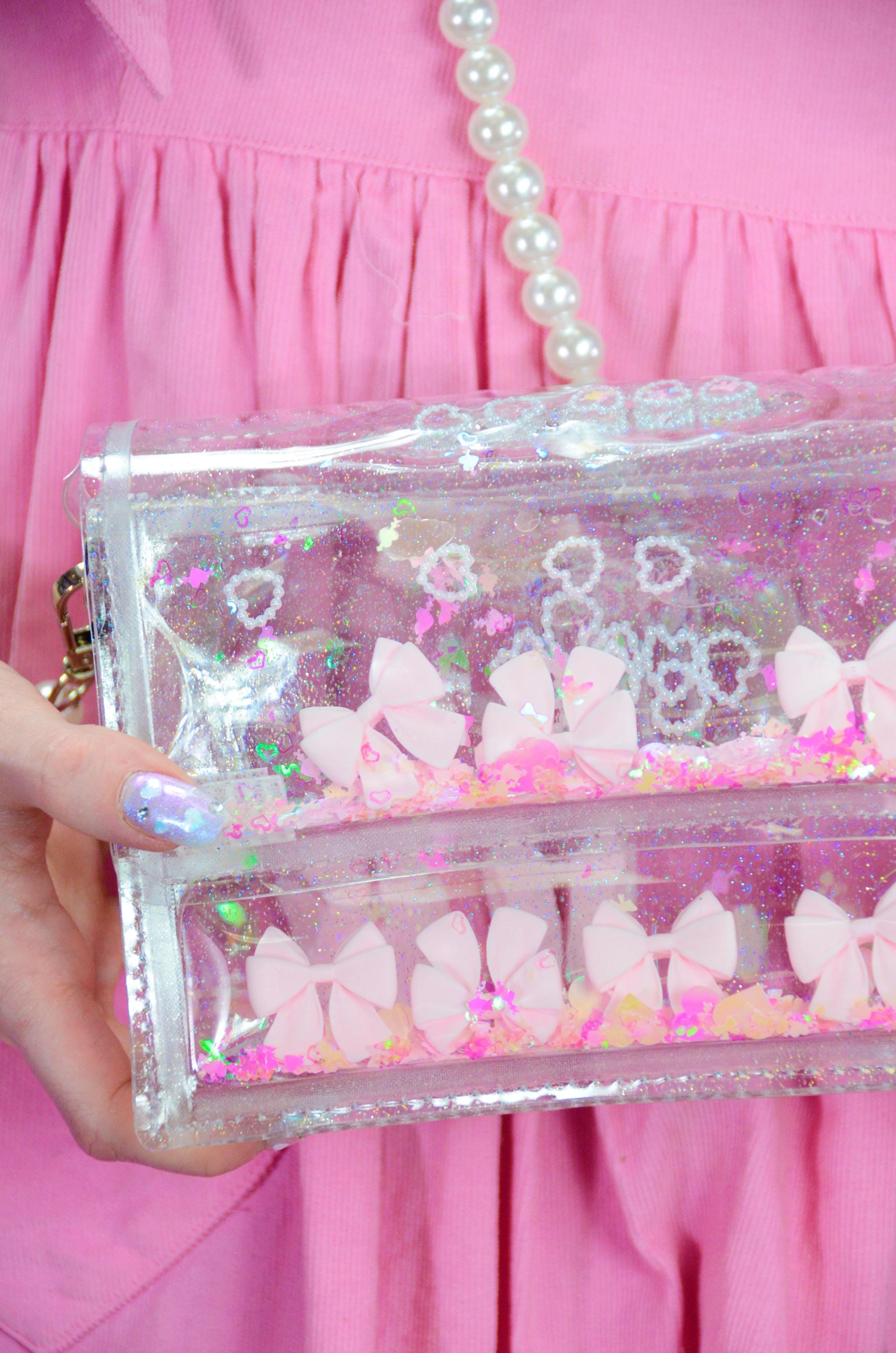 Liquid glitter Mini Purse - Lover Girl