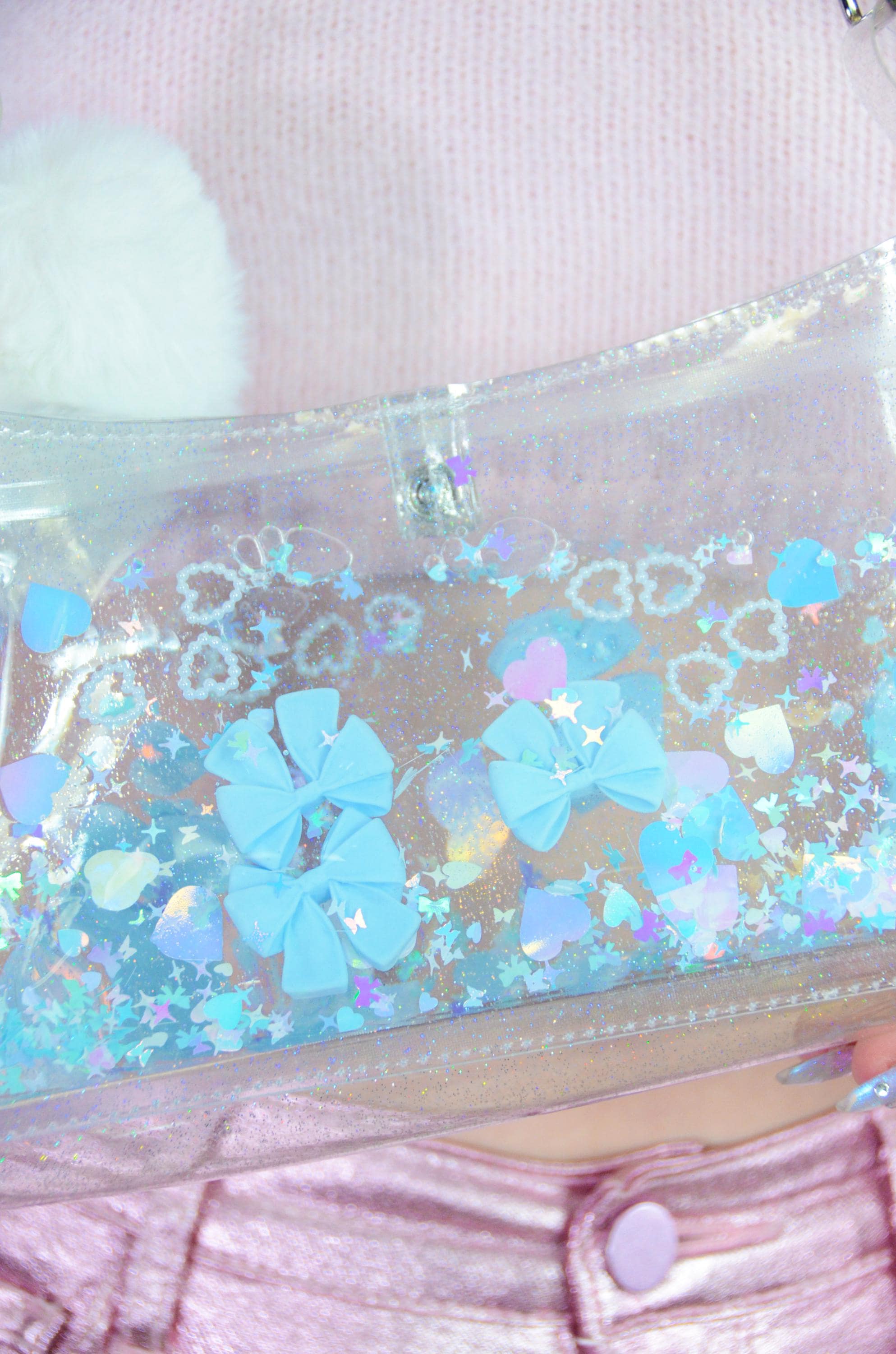 Liquid Glitter Mini Purse - Adore Me